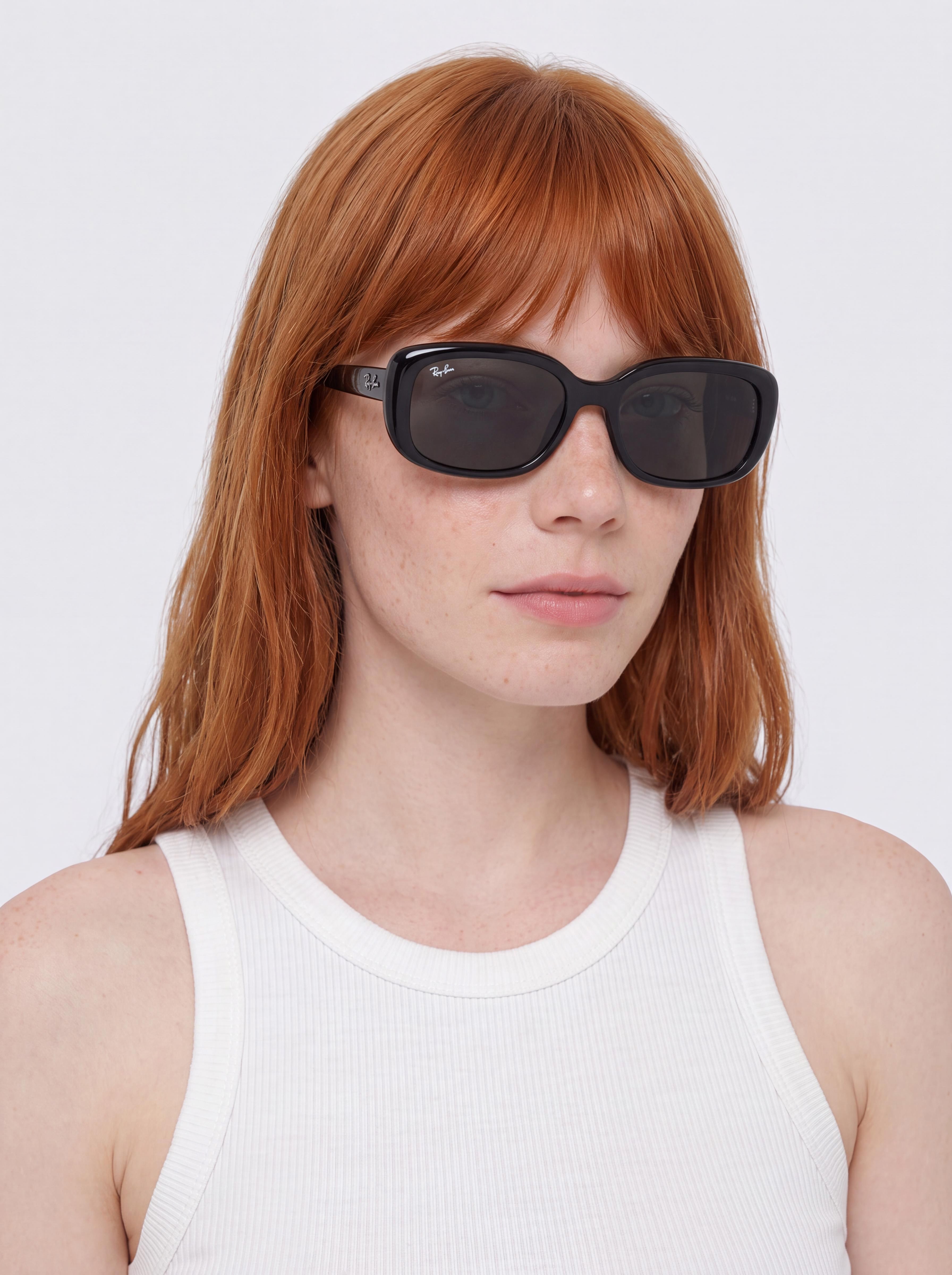 Okulary przeciwsłoneczne Ray-Ban Rb4421D (polerowany czarny/ciemnoszary)