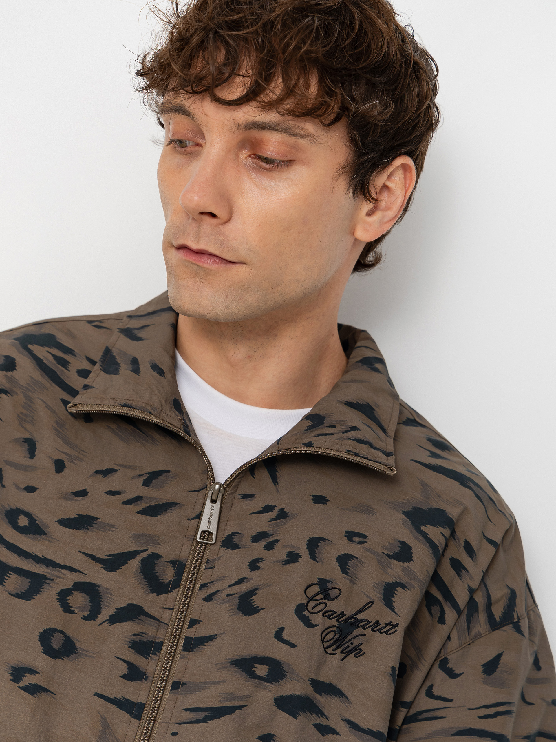 Kurtka Carhartt WIP Travon (duck feather print cypress/black)