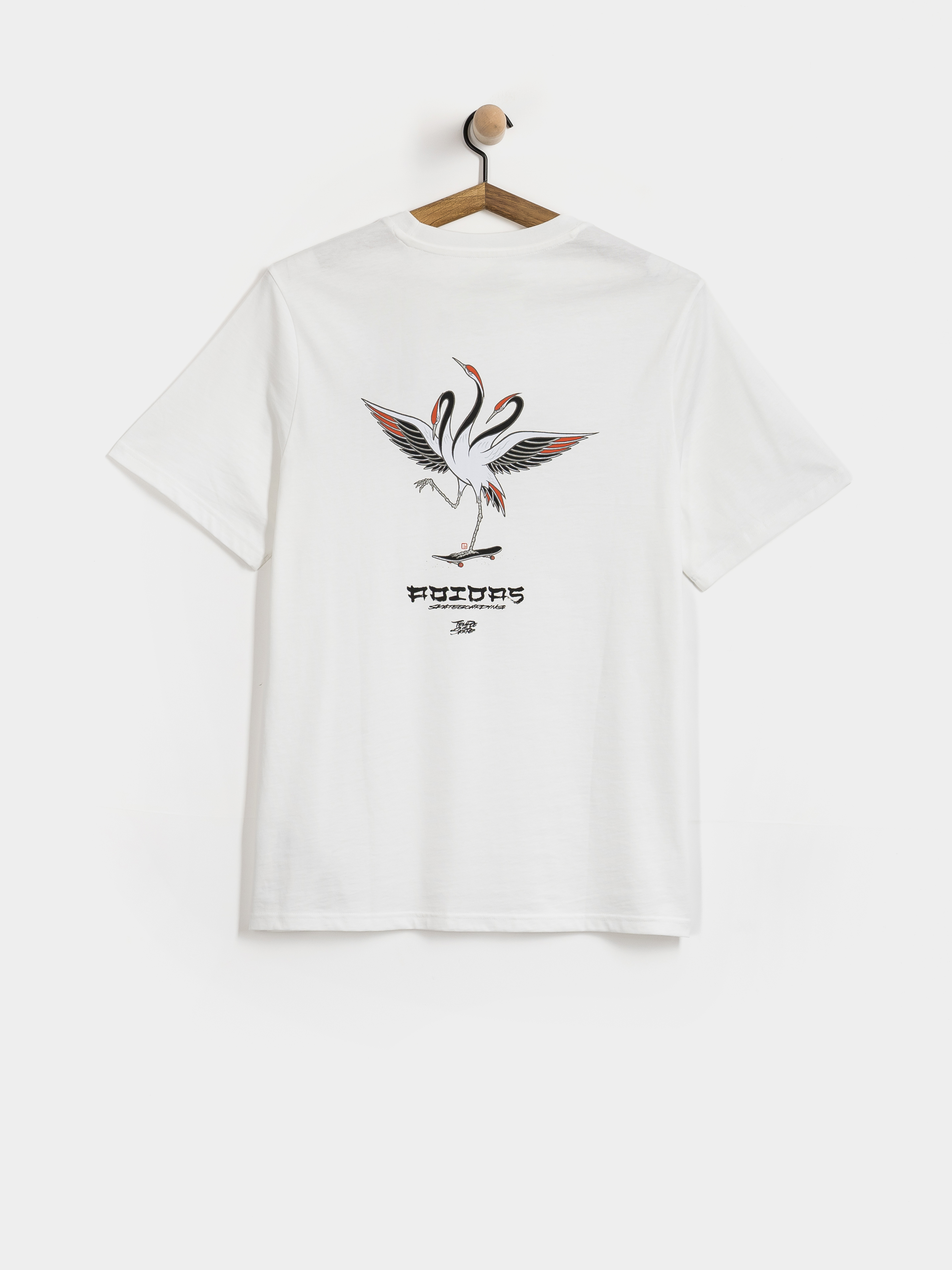 T-shirt adidas Tos Crane (white/black)