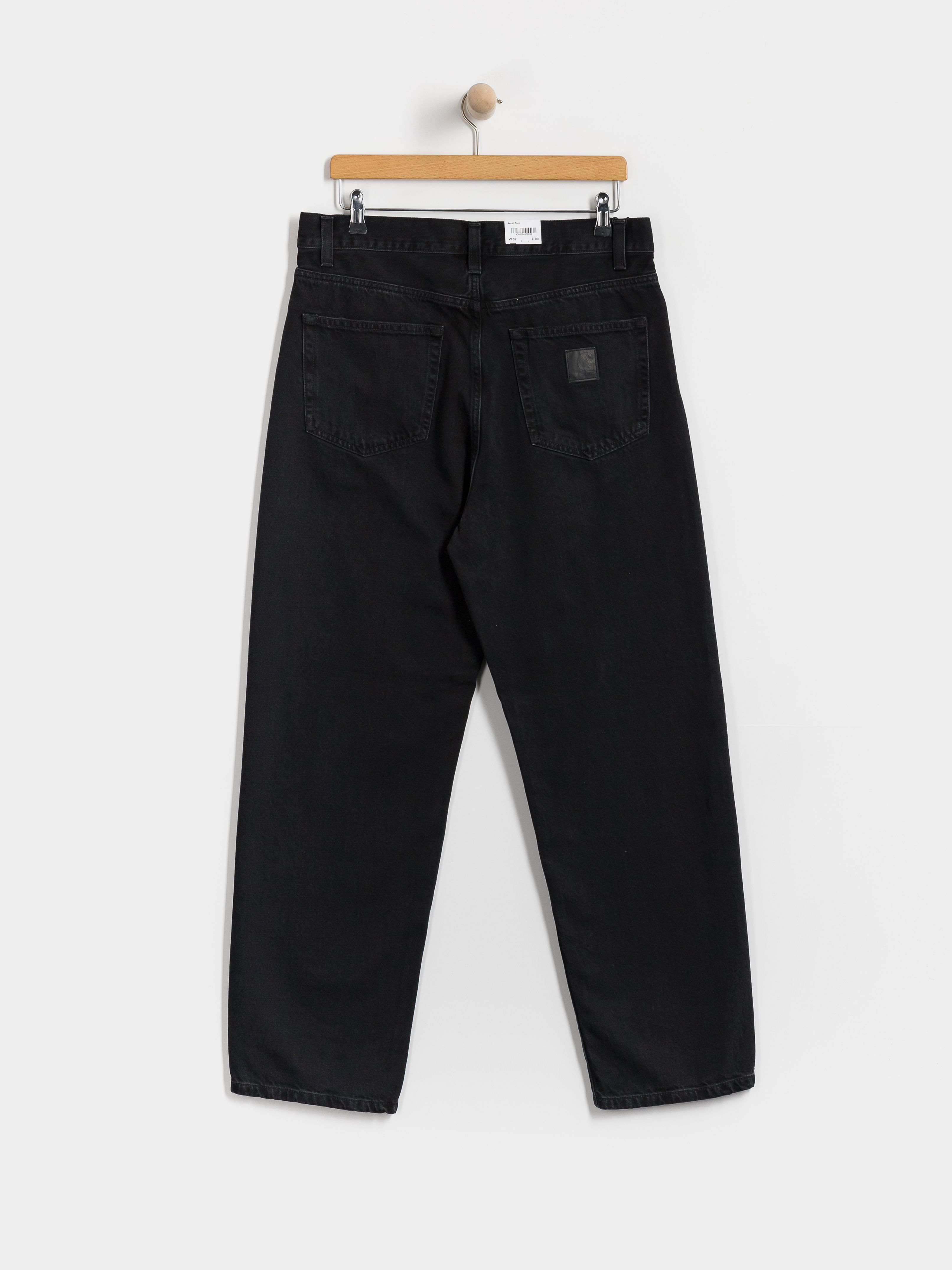 Spodnie Carhartt WIP Aaron (black/stone washed)