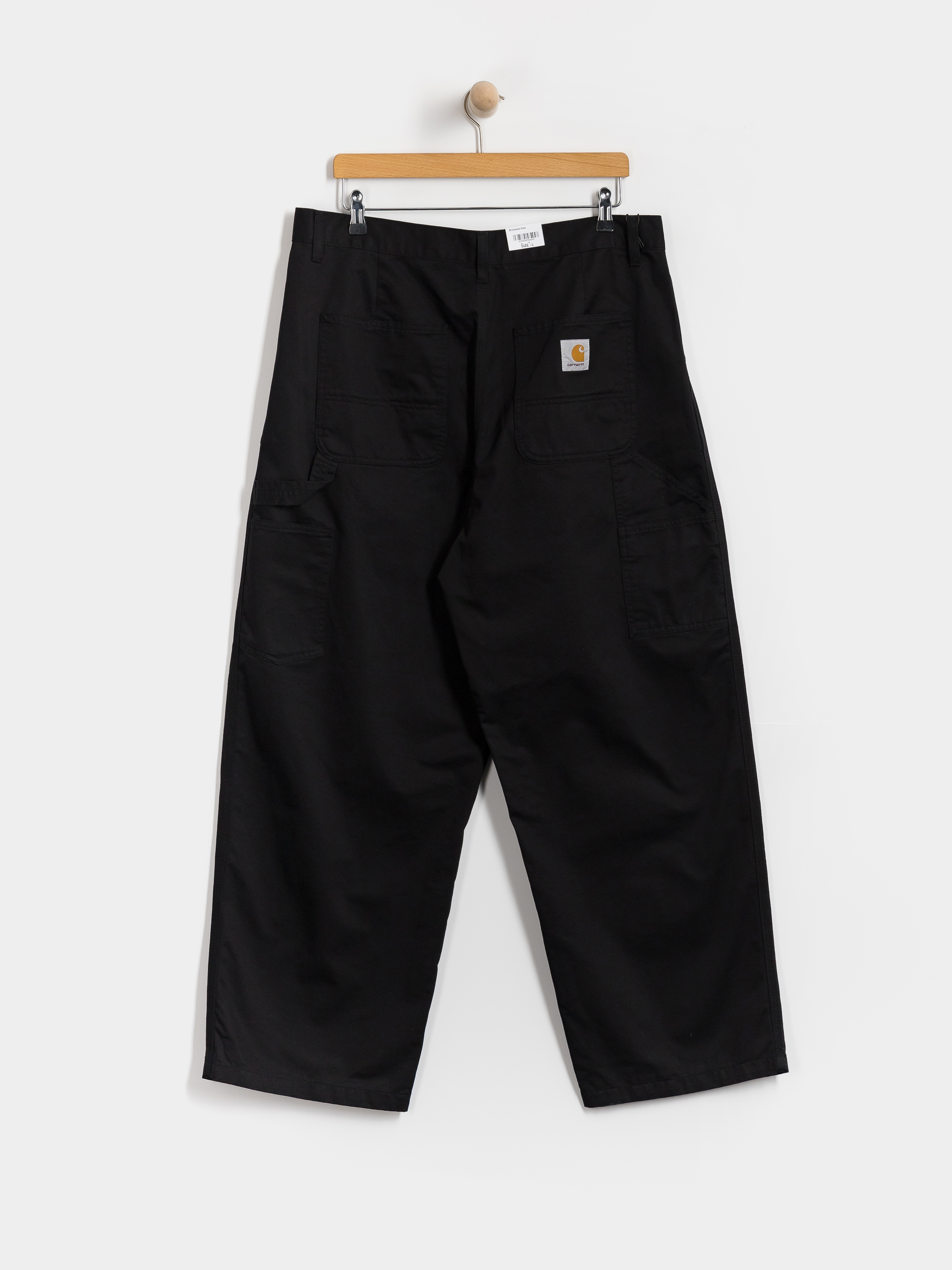 Spodnie Carhartt WIP Brockman (black/rinsed)
