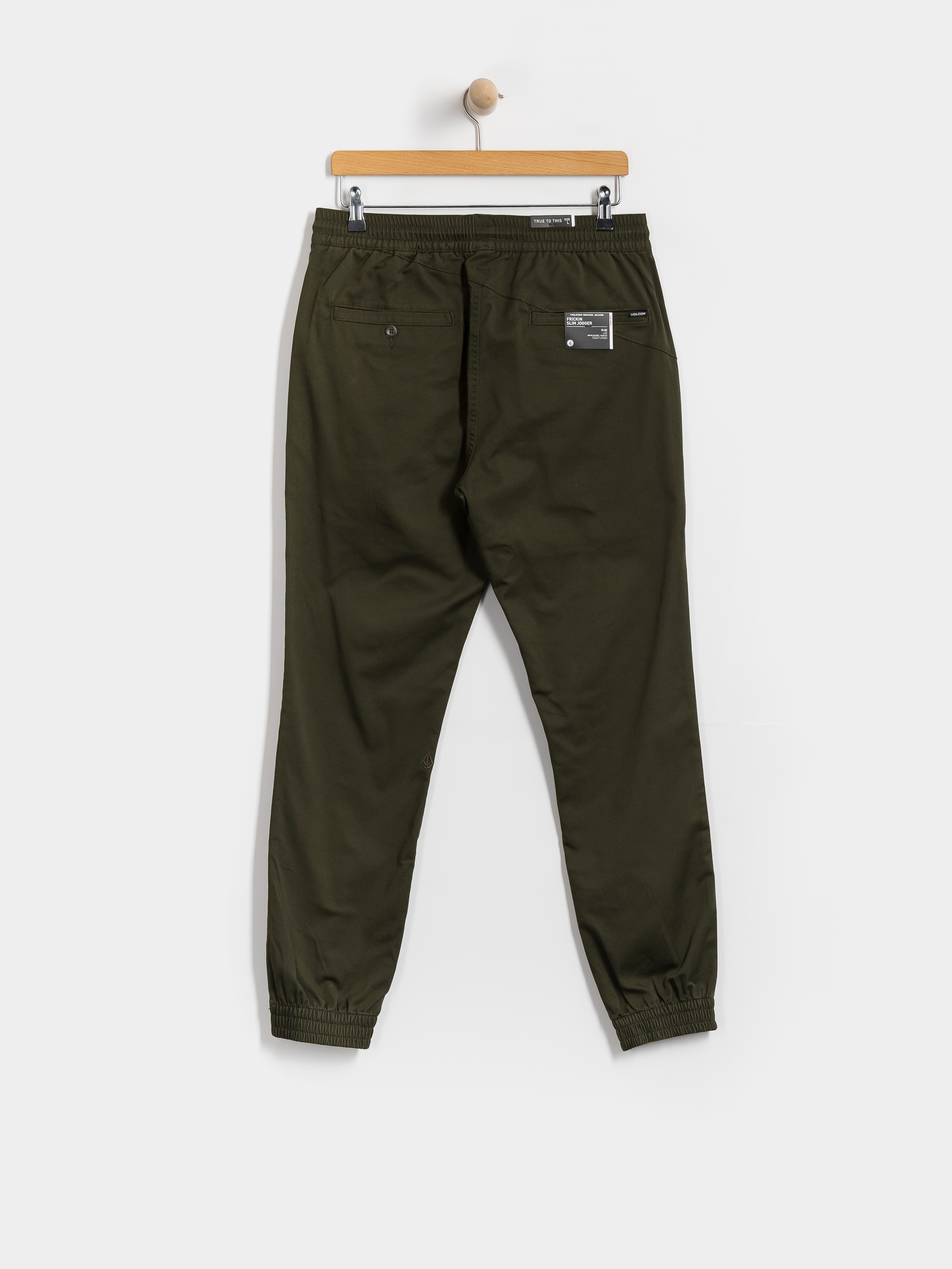 Spodnie Volcom Frickin Slim Jogger (dark green)
