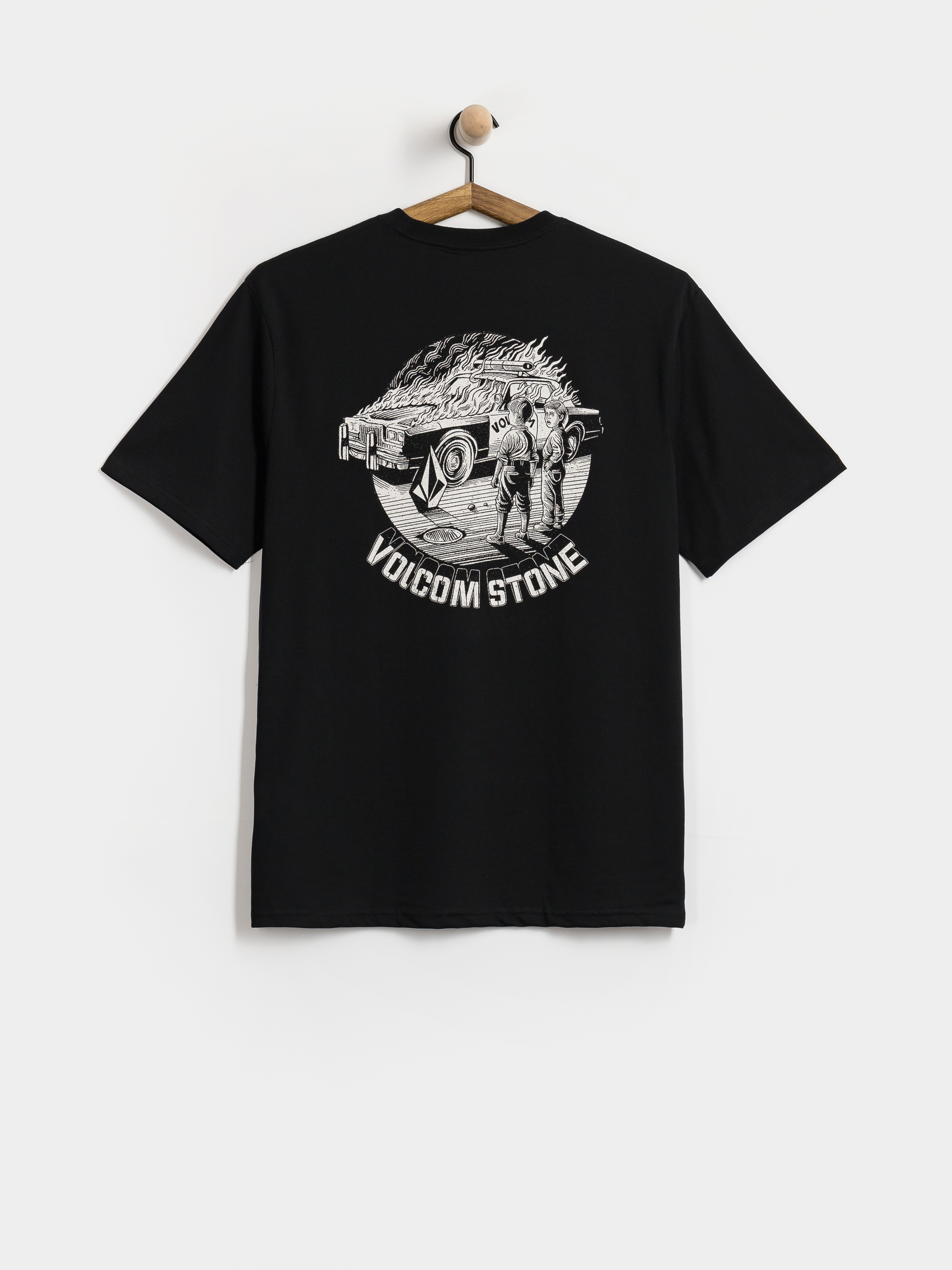 T-shirt Volcom Firecar (black)