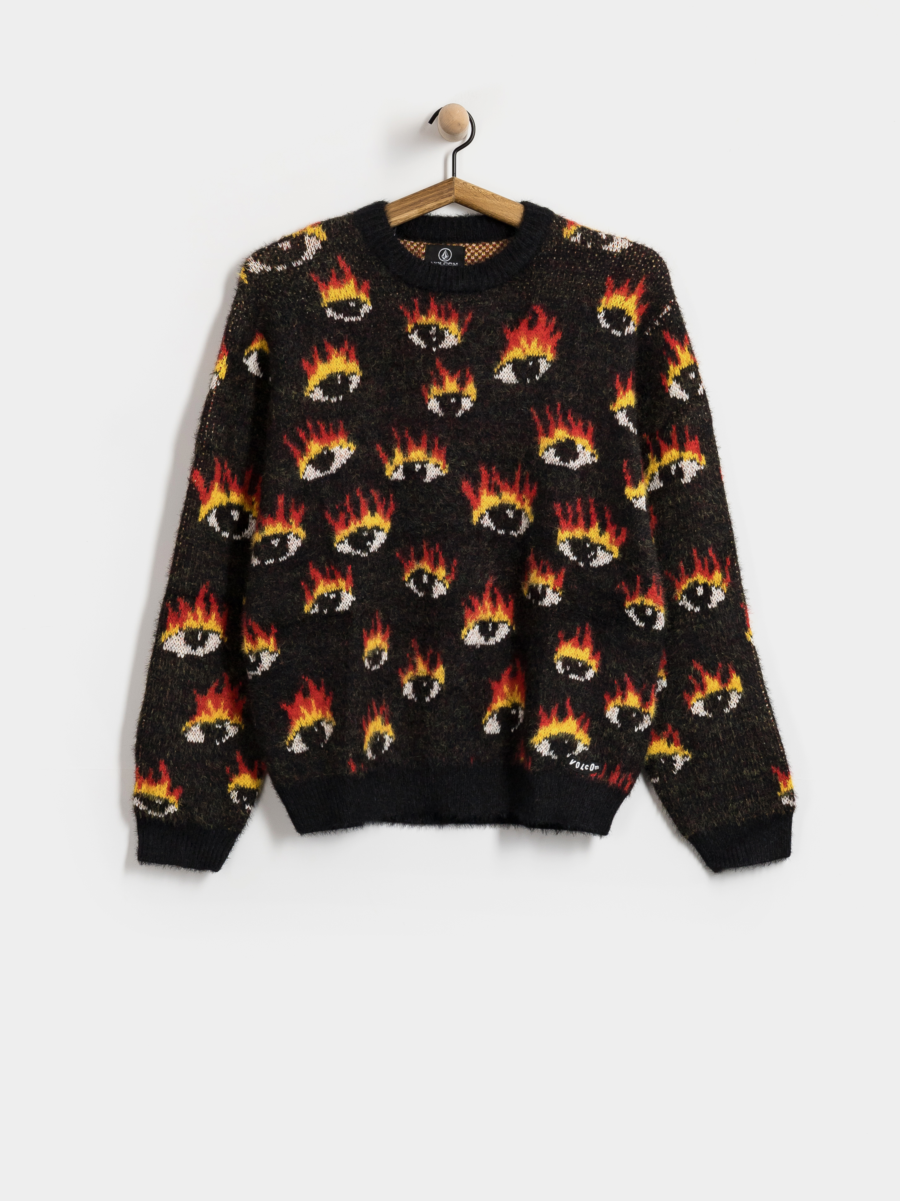 Sweter Volcom Fa Ozzy Eyes (black)