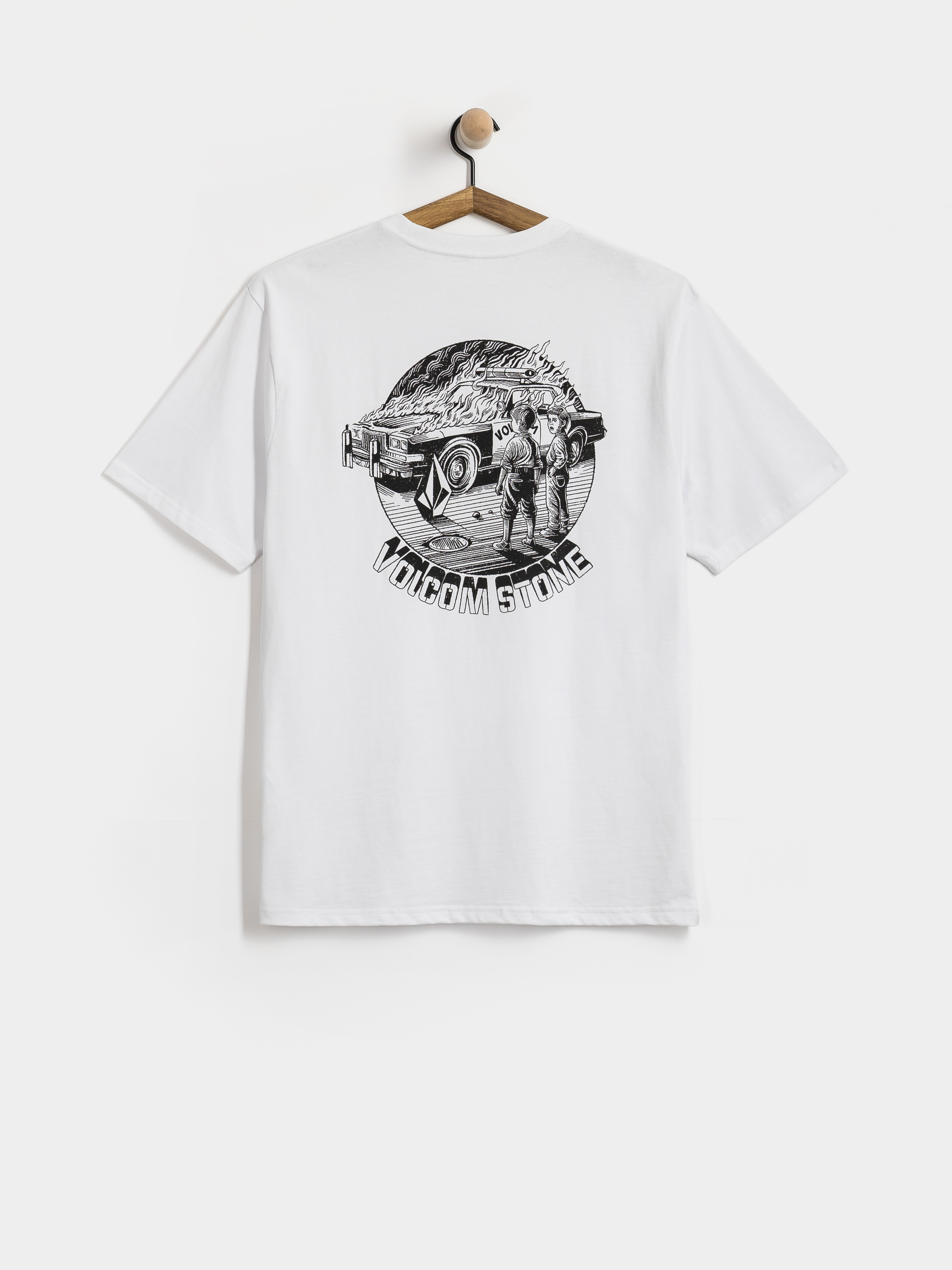 T-shirt Volcom Firecar (white)