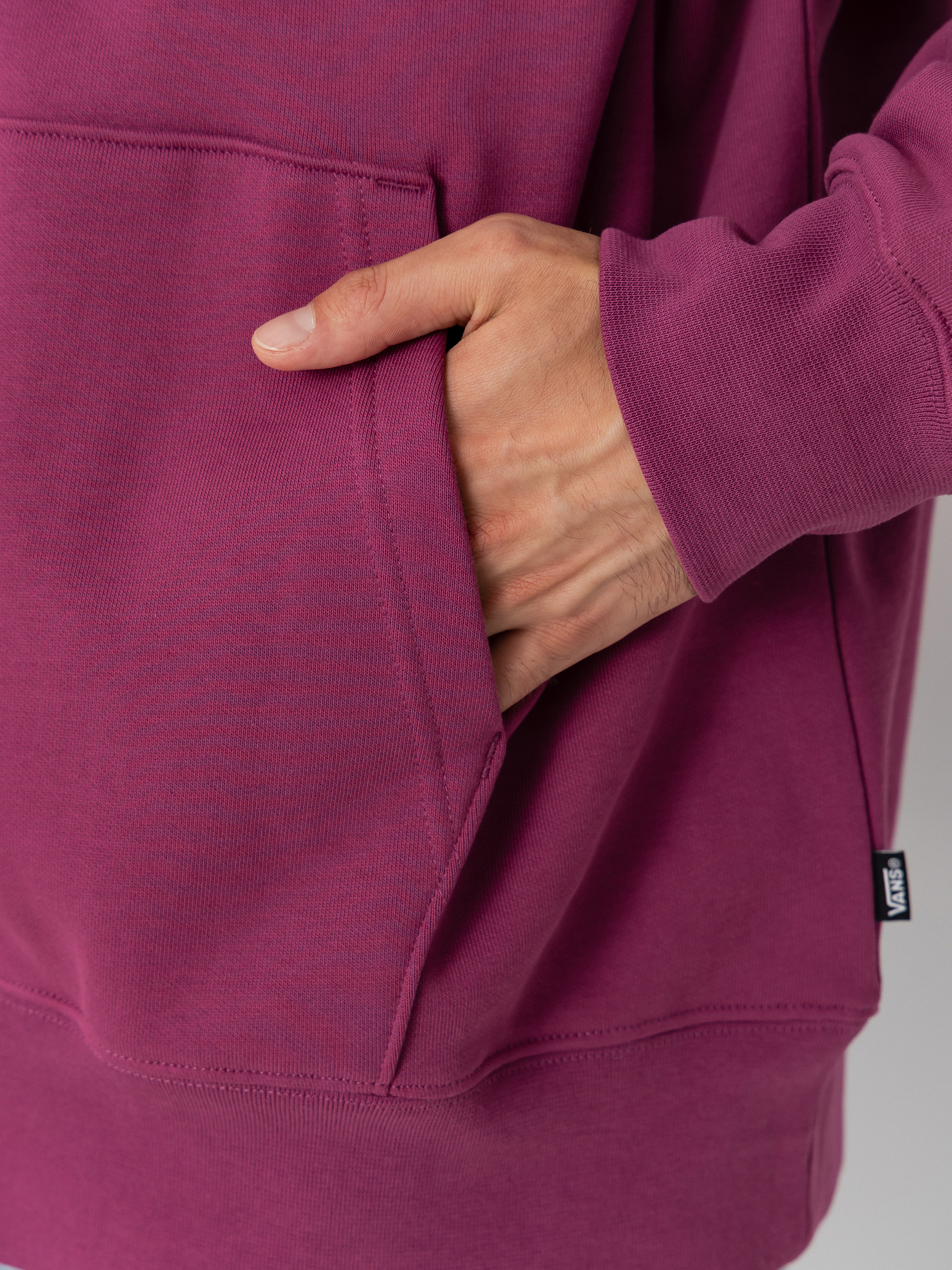 Bluza z kapturem Vans Left Chest HD (mystic mulberry)