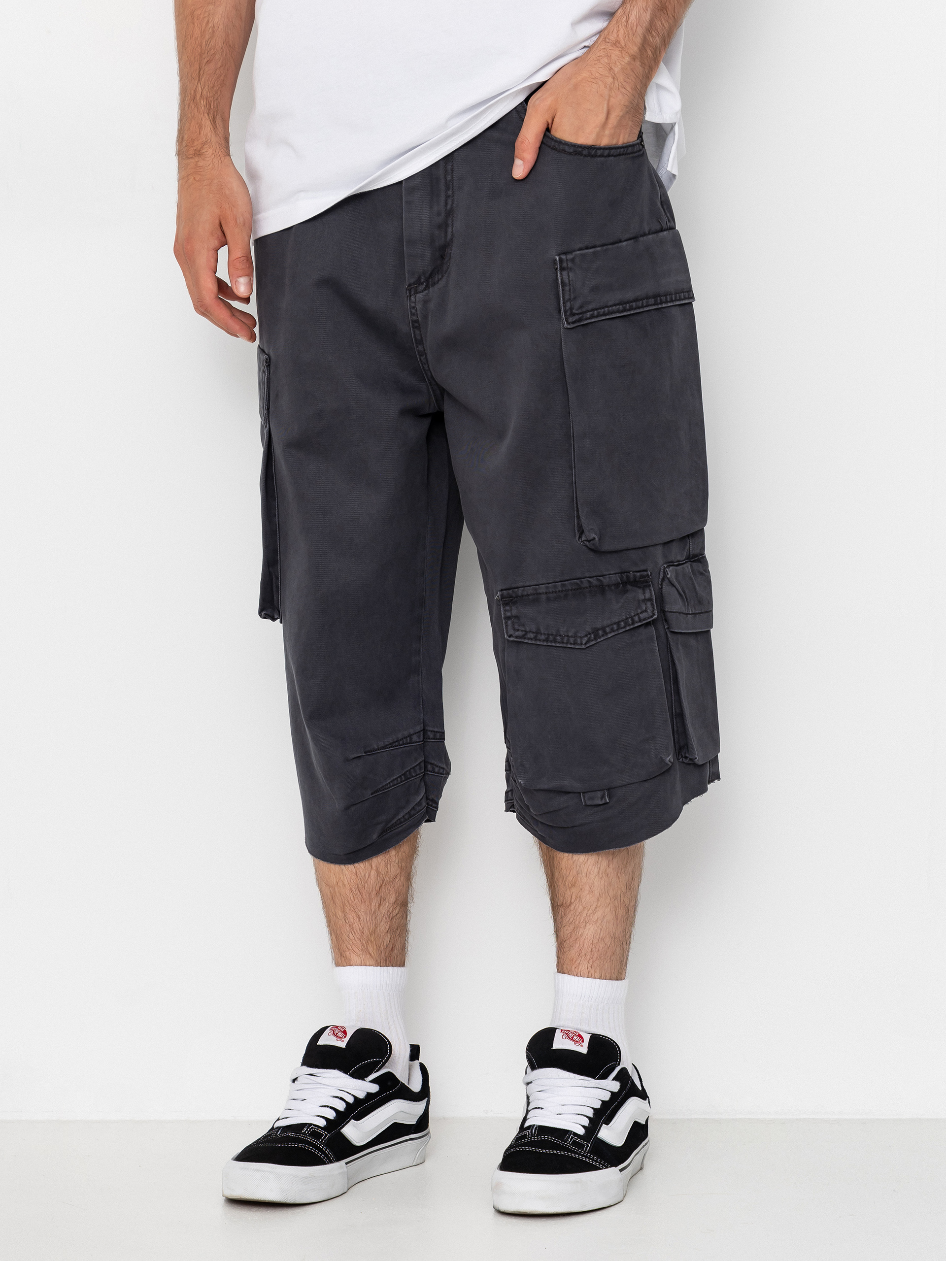 Szorty Wasted Paris Grant (faded black)