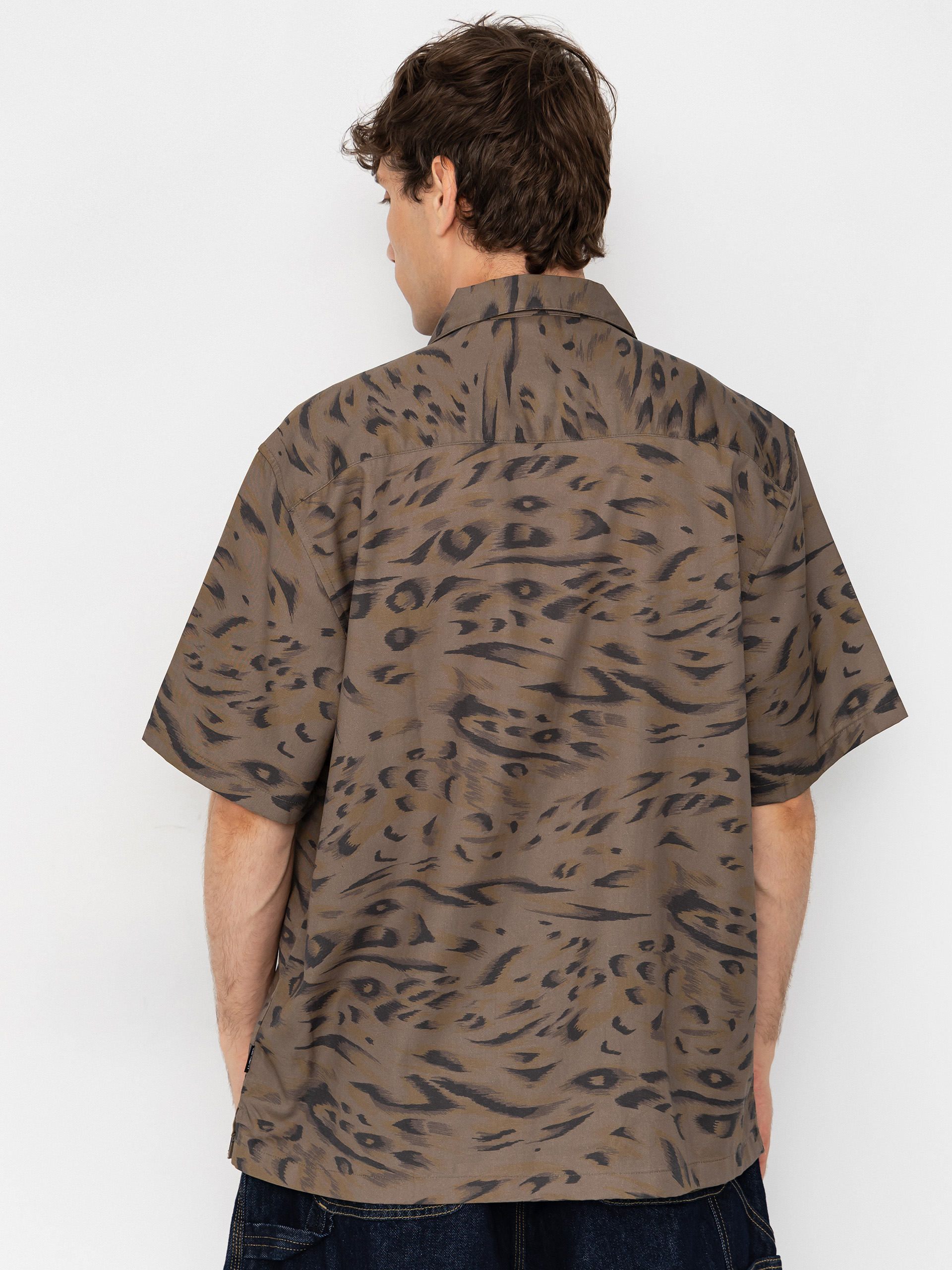 Koszula Carhartt WIP Travon (duck feather print cypress/black)