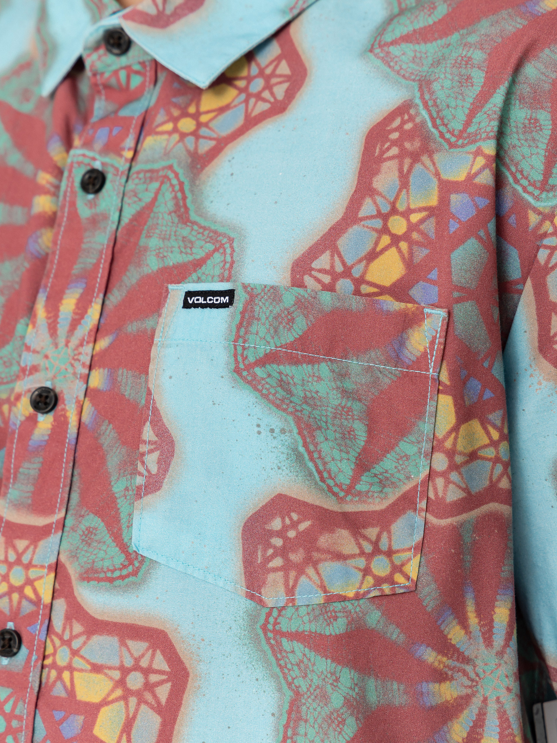 Koszula Volcom Star Shields Fa (castlerock)