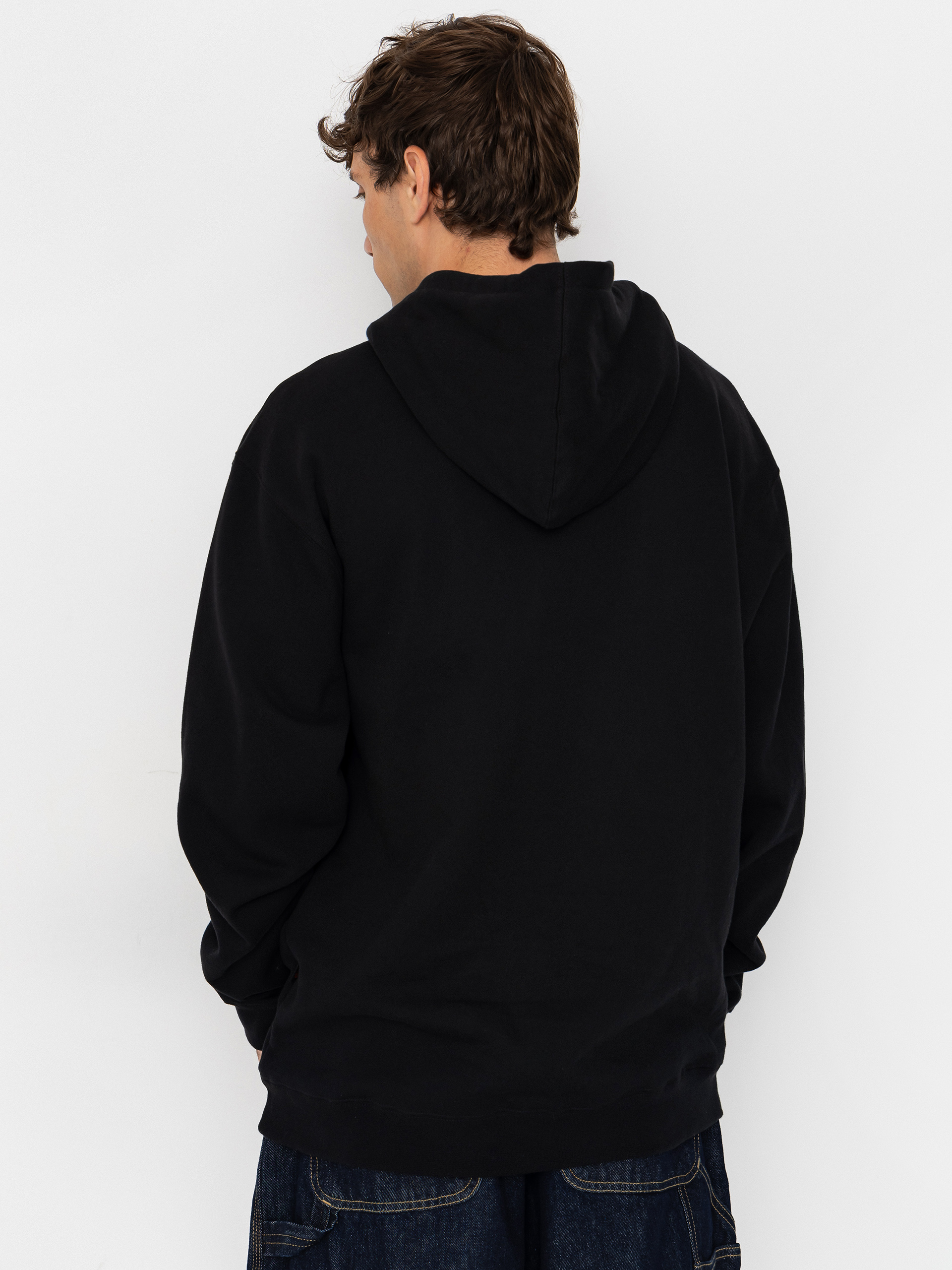 Bluza z kapturem Spitfire Team Bighead HD (black w/red white black embroidery)