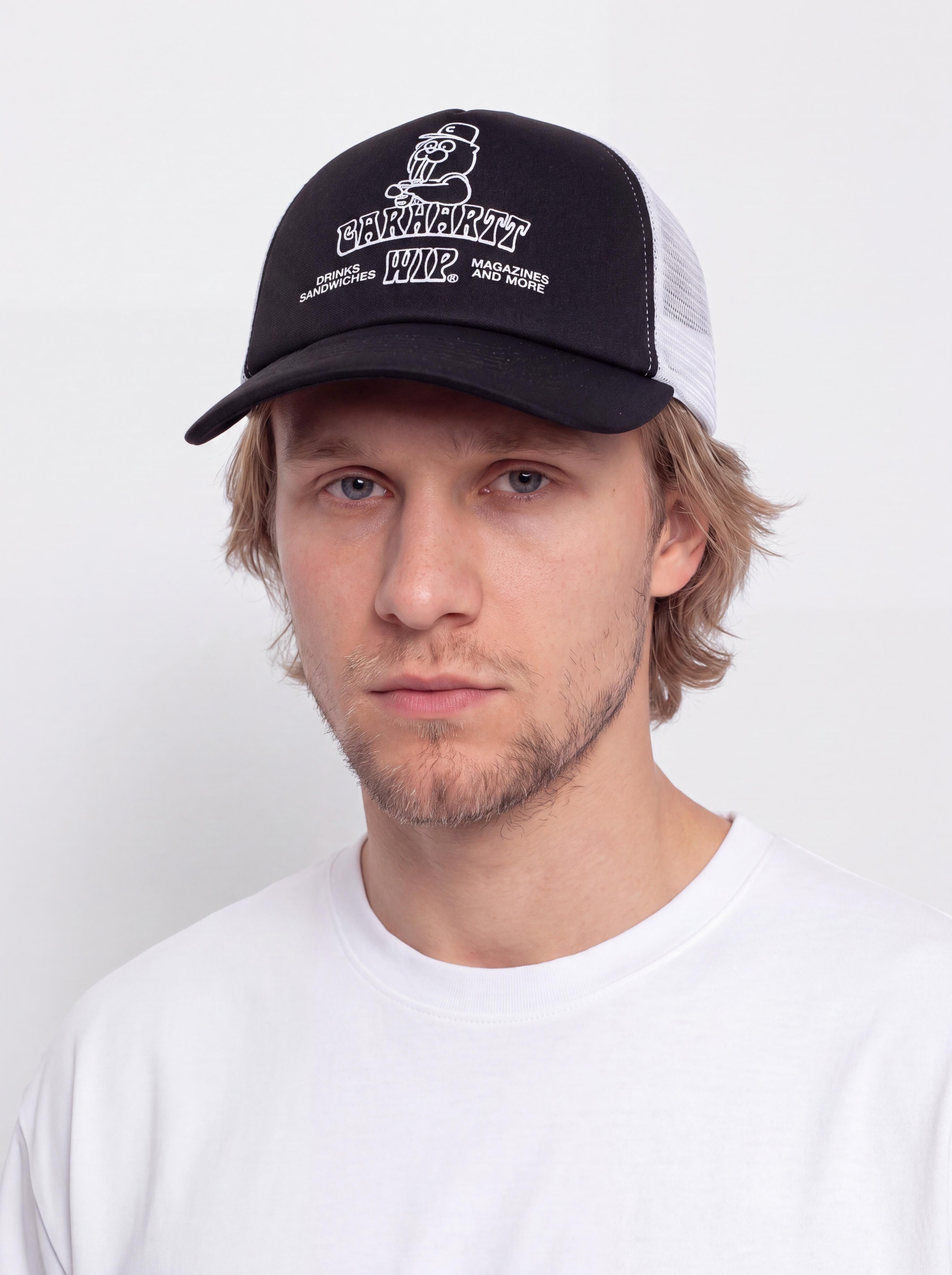 Czapka z daszkiem Carhartt WIP Sandwich Trucker (black)