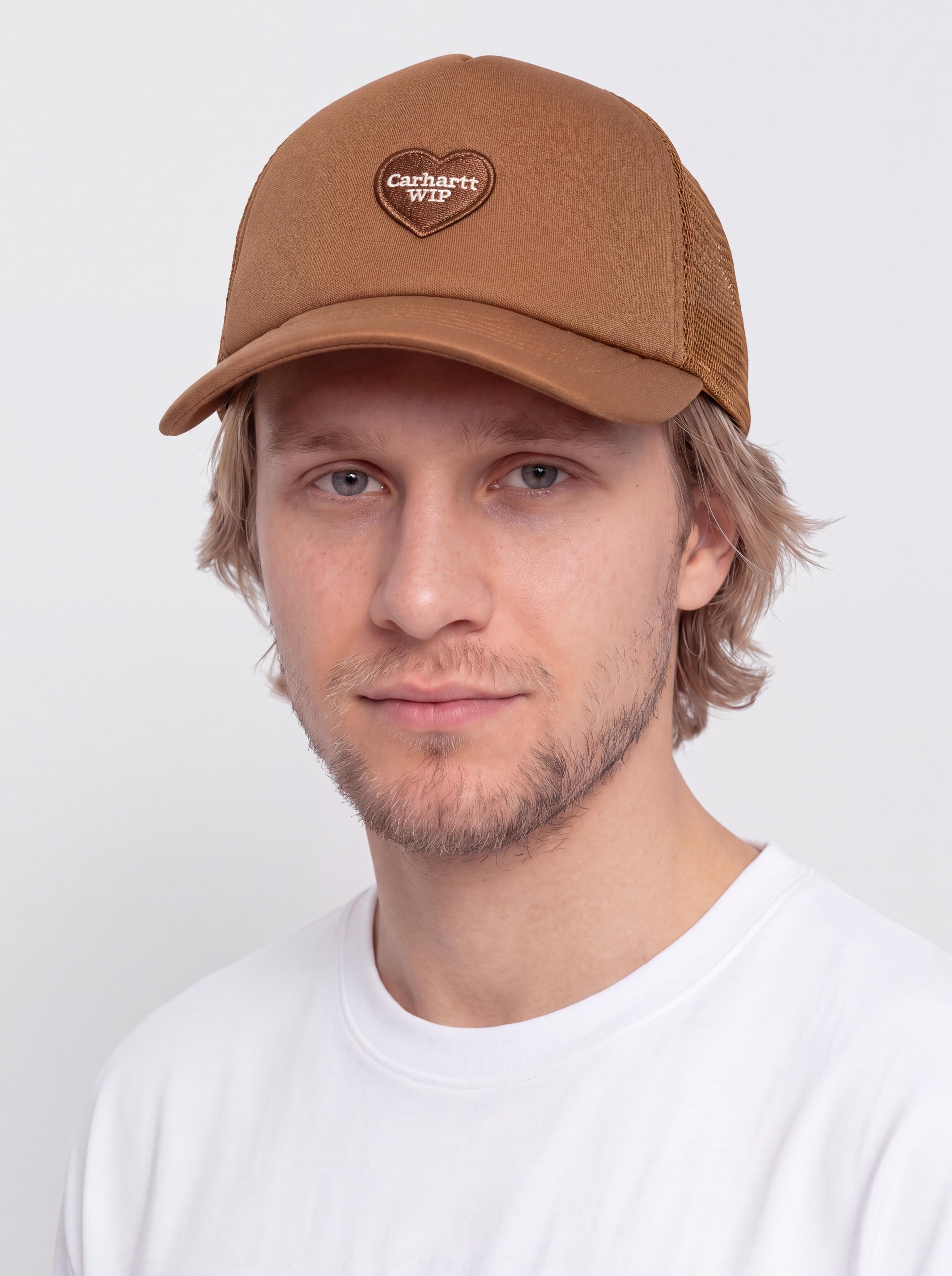 Czapka z daszkiem Carhartt WIP Heart Patch Trucker (hamilton brown)
