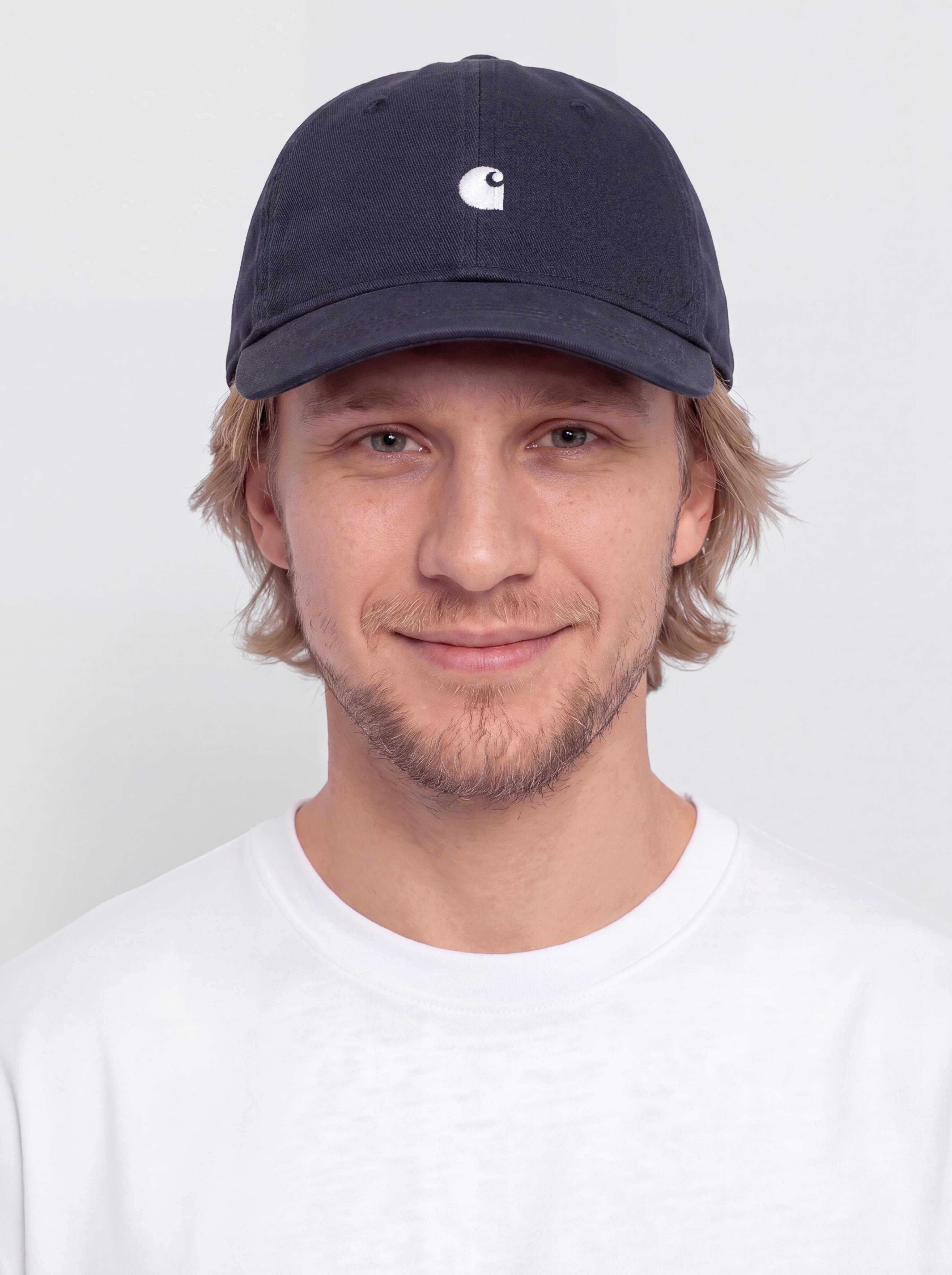 Czapka z daszkiem Carhartt WIP Madison Logo (dark navy/white)