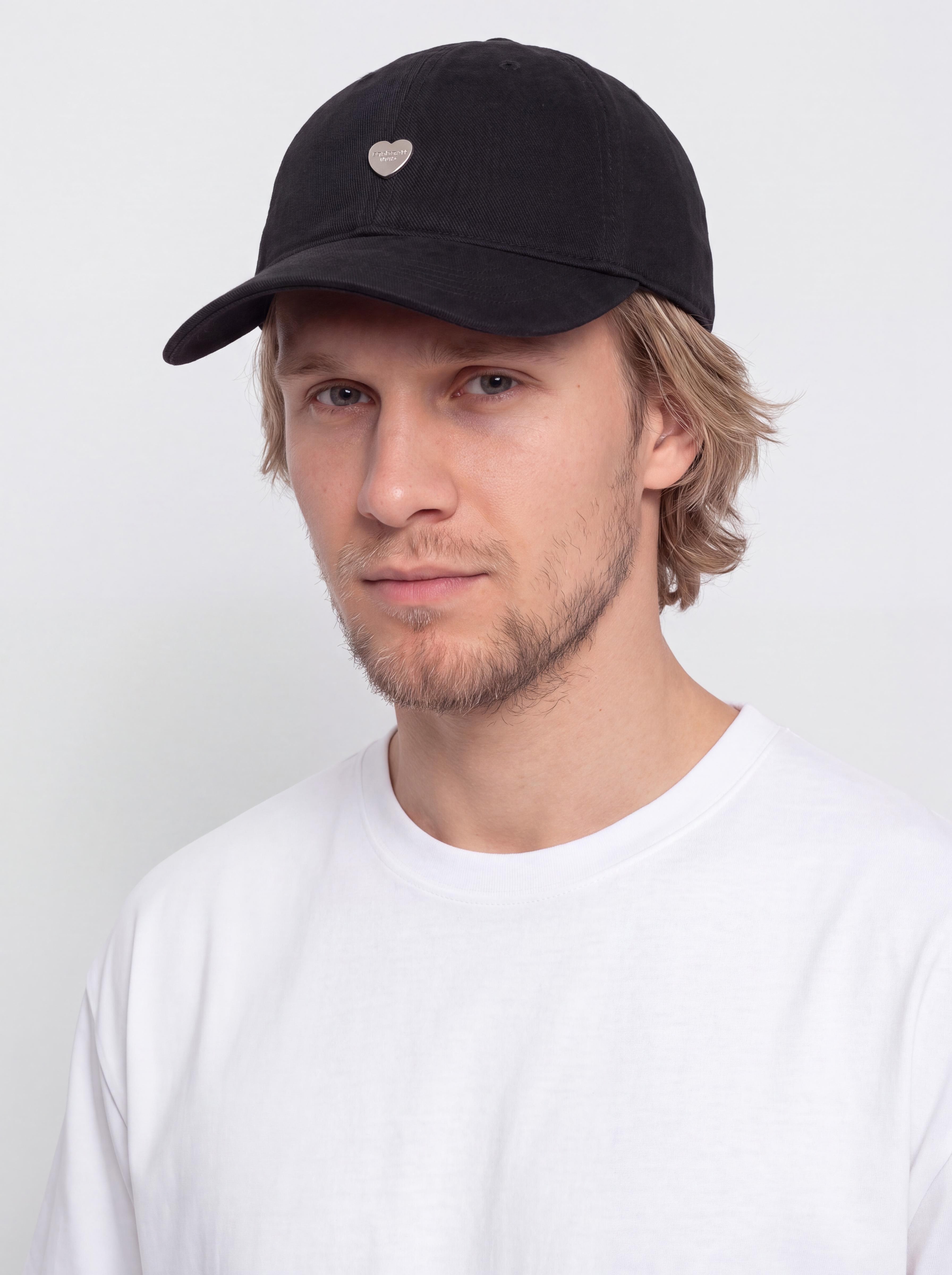 Czapka z daszkiem Carhartt WIP Heart Metal (black/silver)