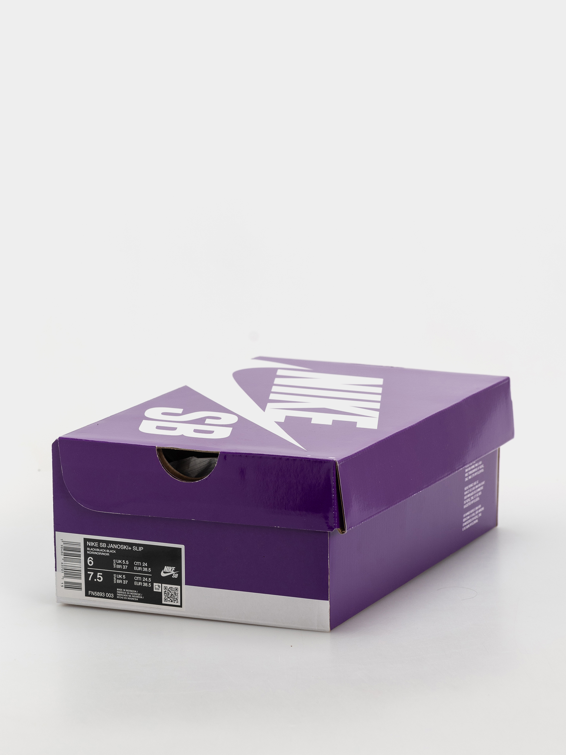 Buty Nike SB Janoski+ Slip (black/black black gum light brown)