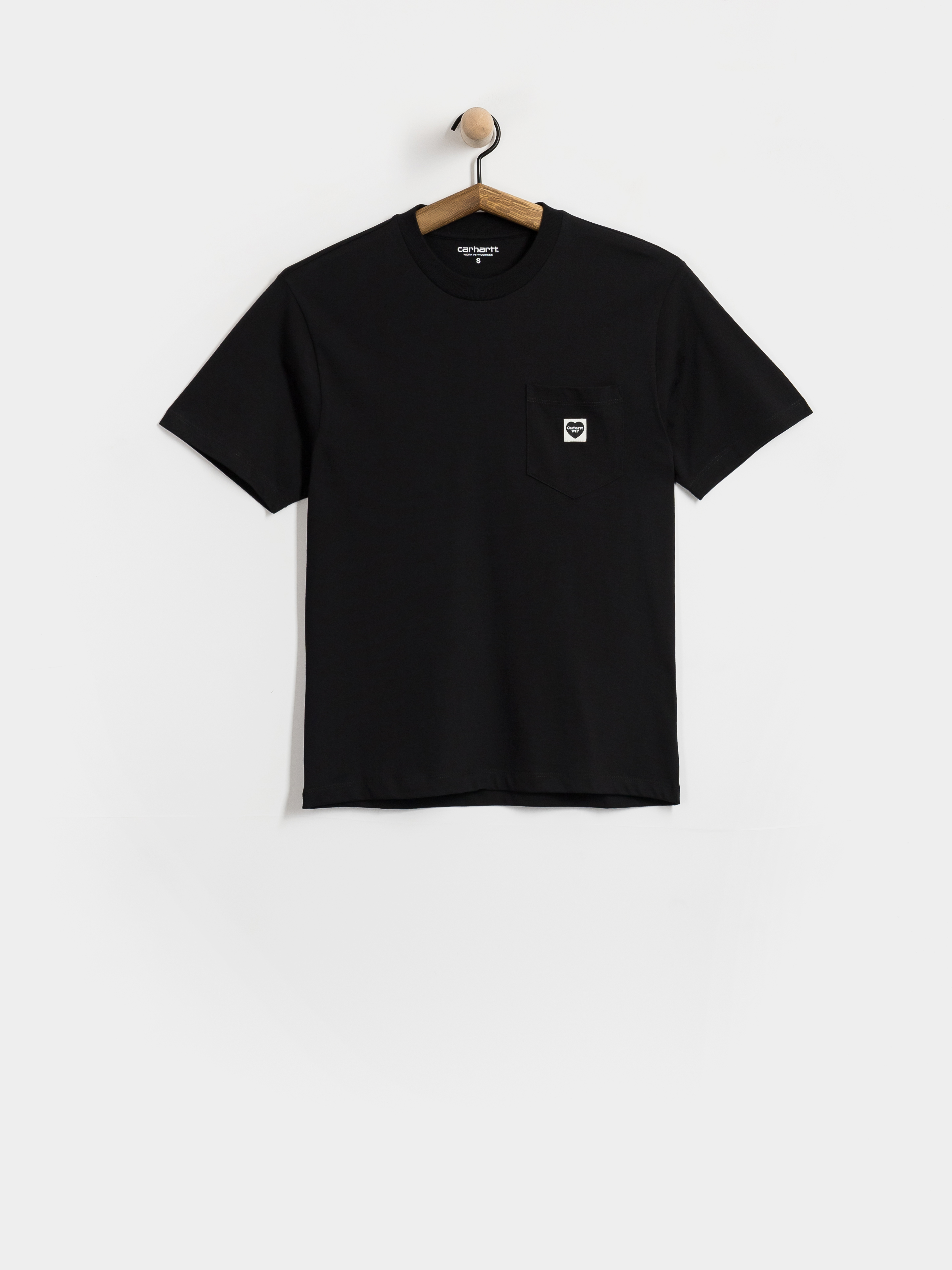 T-shirt Carhartt WIP Pocket Small Heart Wmn (black/black)