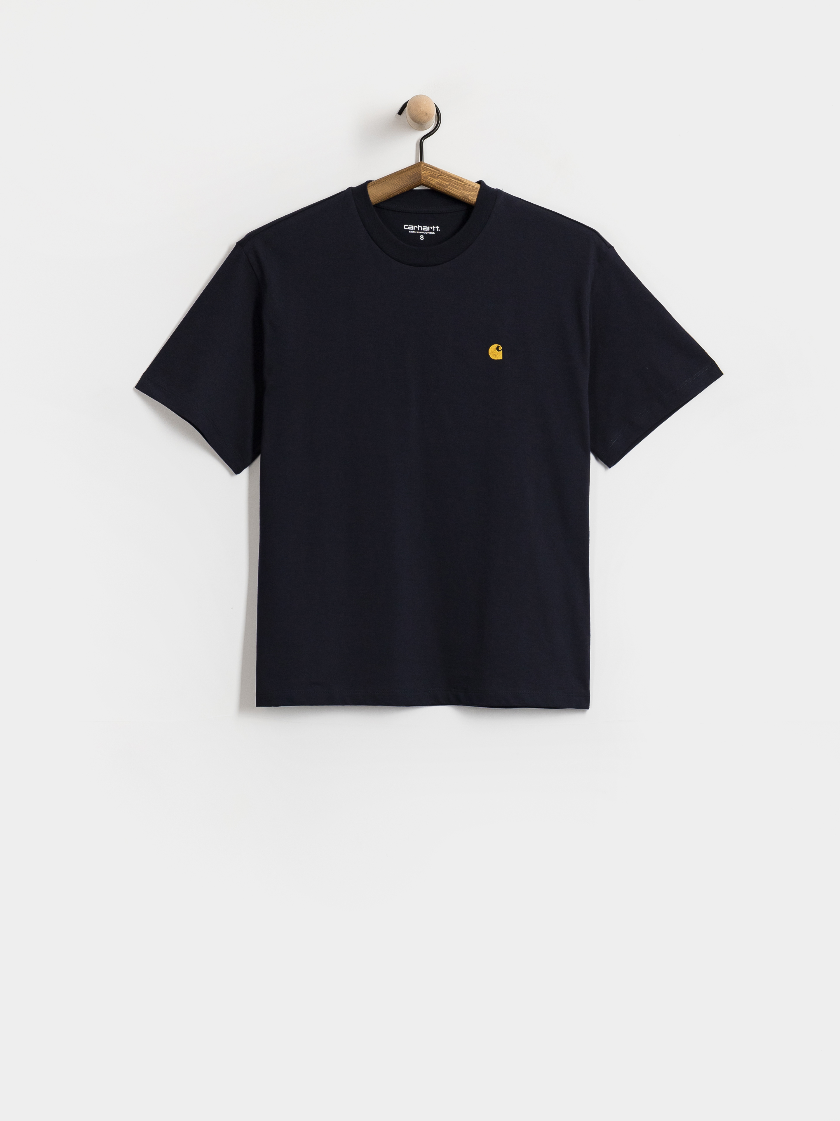 T-shirt Carhartt WIP Chase Wmn (dark navy/gold)