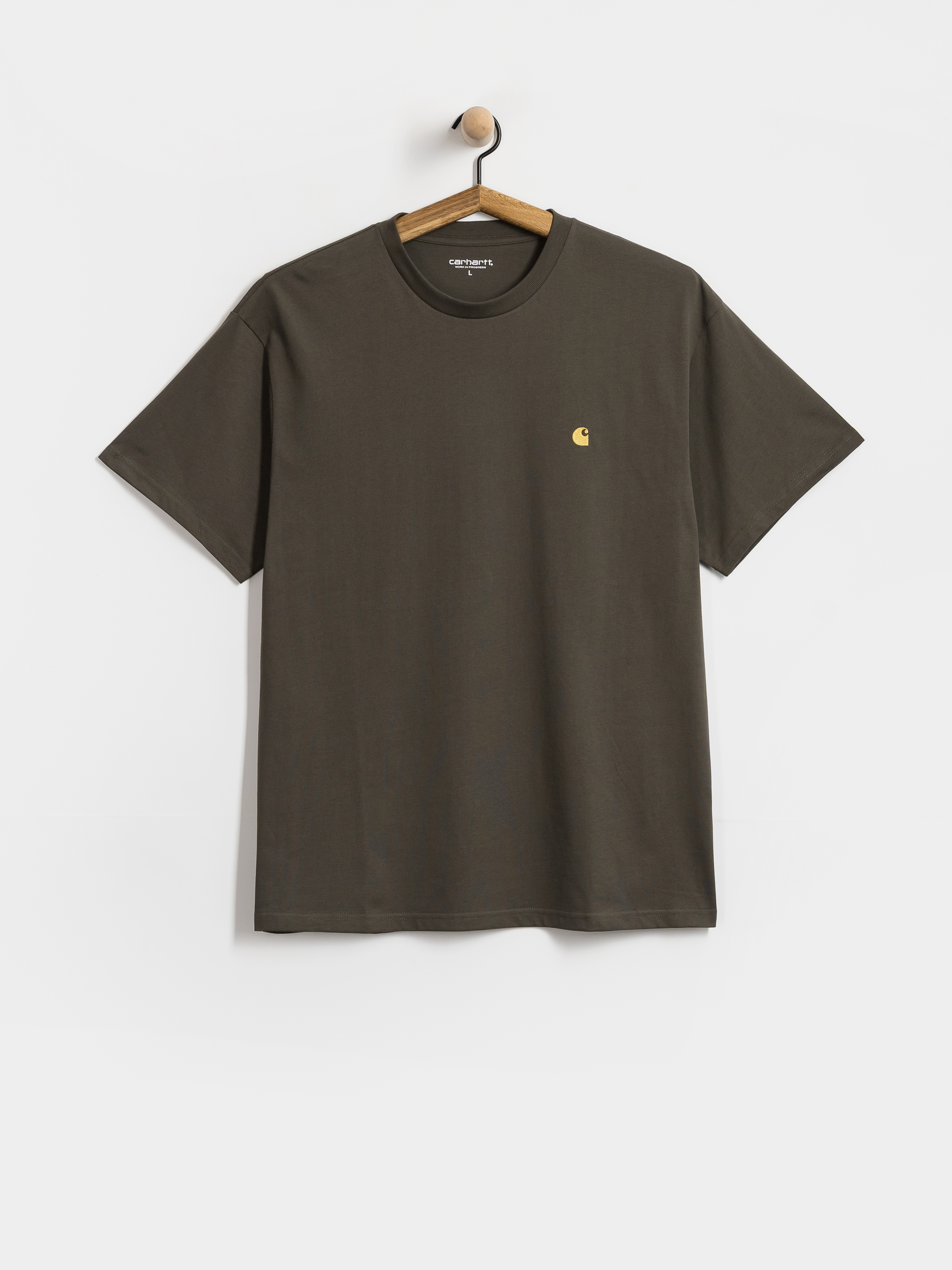 T-shirt Carhartt WIP Chase (shungite/gold)