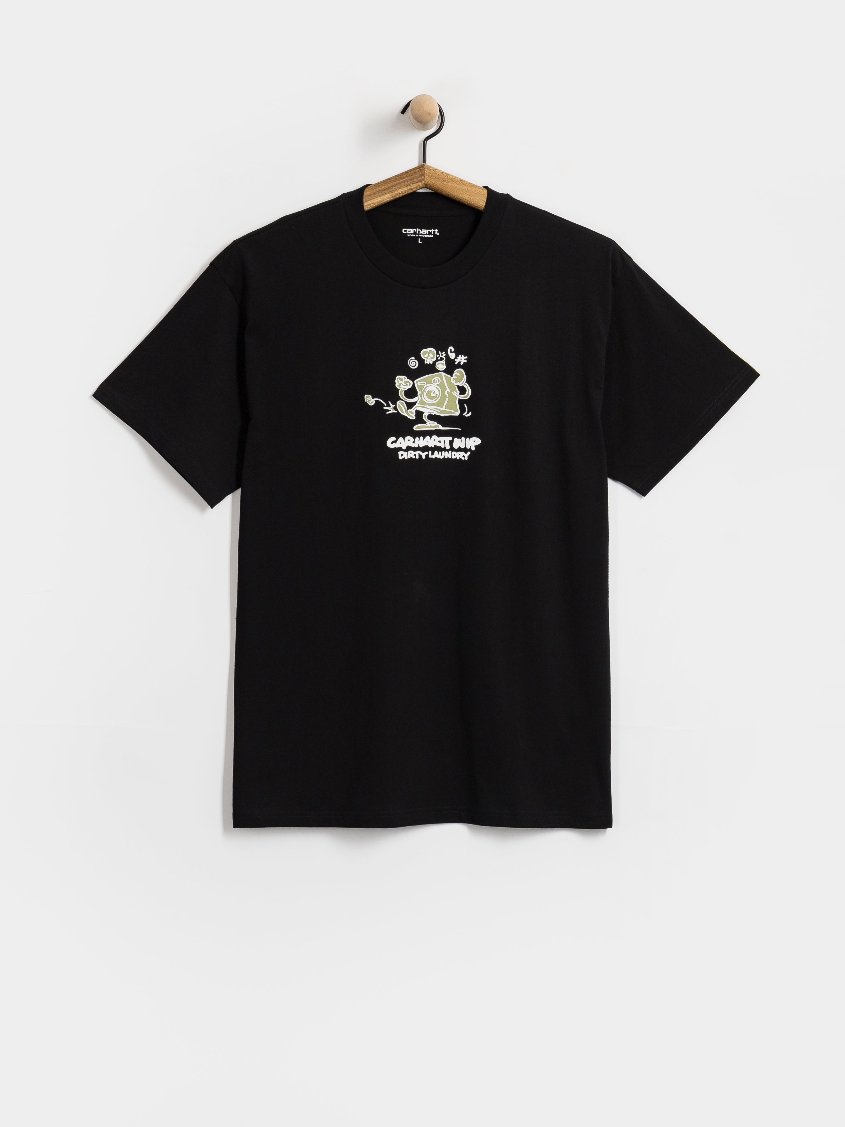 T-shirt Carhartt WIP Dirty Laundry (black)