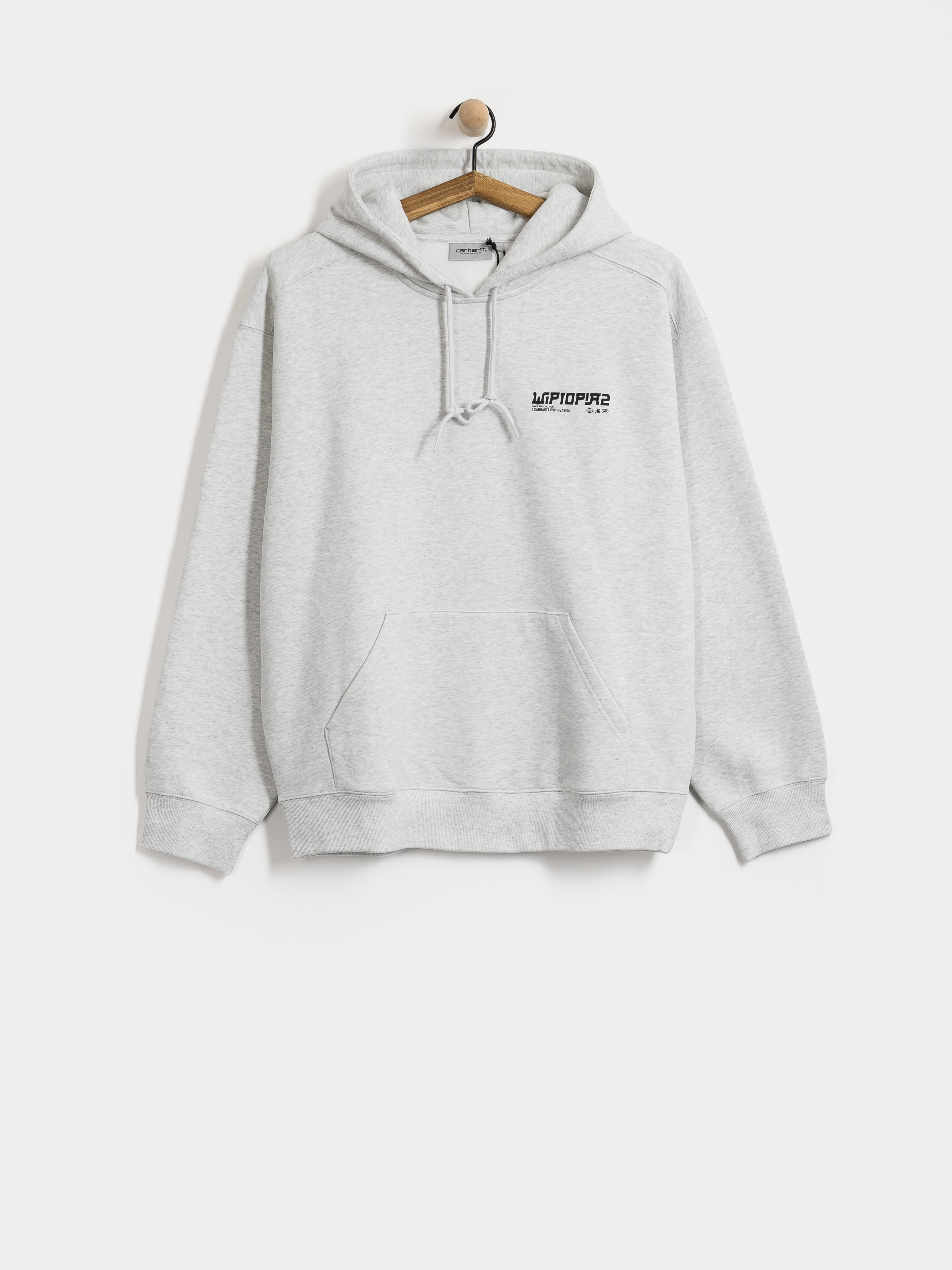 Bluza z kapturem Carhartt WIP Wiptopia II HD (ash heather)