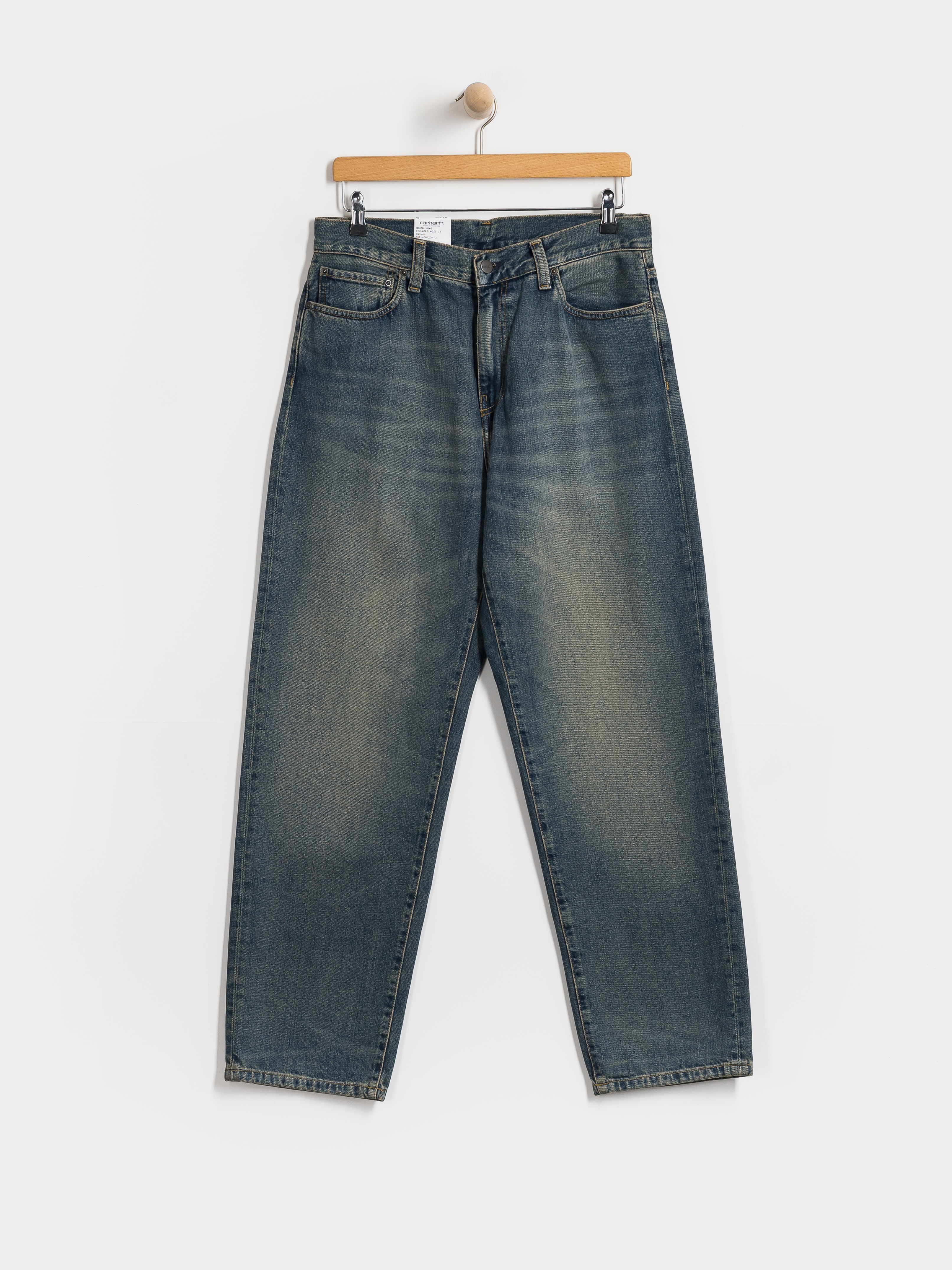 Spodnie Carhartt WIP Aaron (blue/worn used wash)