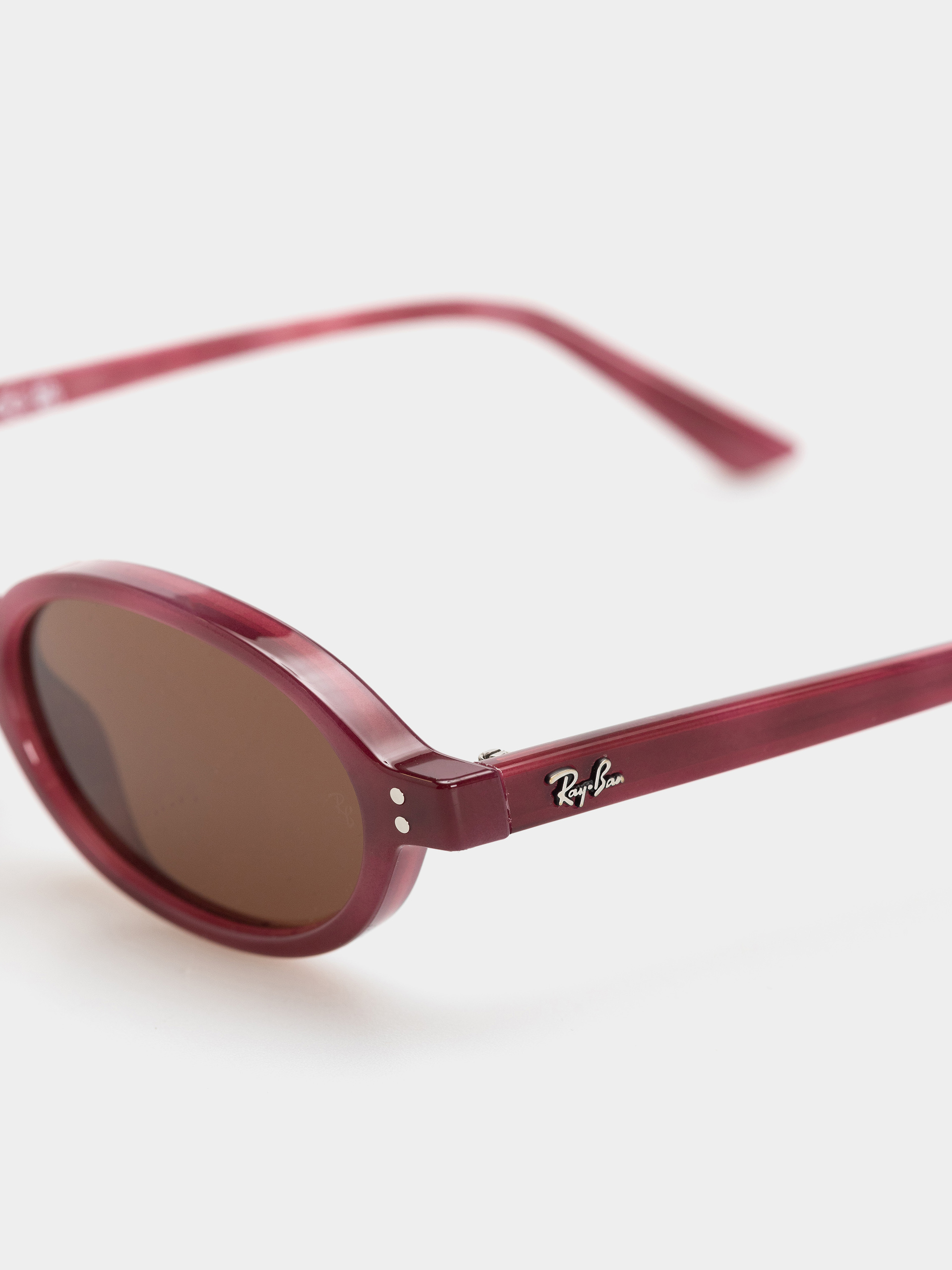 Okulary przeciwsłoneczne Ray-Ban Khal (polerowany fioletowe hawana/ciemnobrązowy)