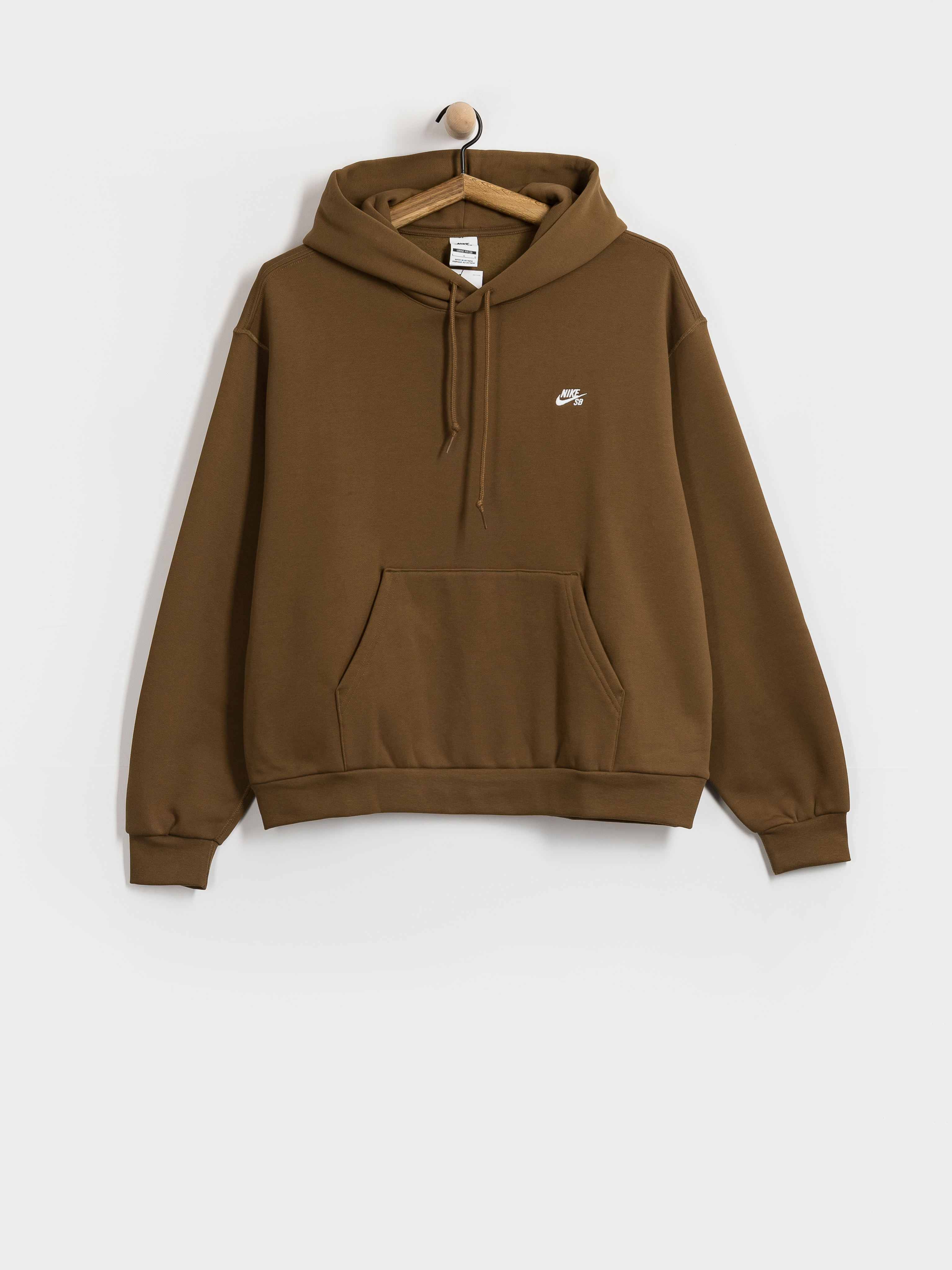 Bluza z kapturem Nike SB Essential Logo HD (mosswood brown/white)