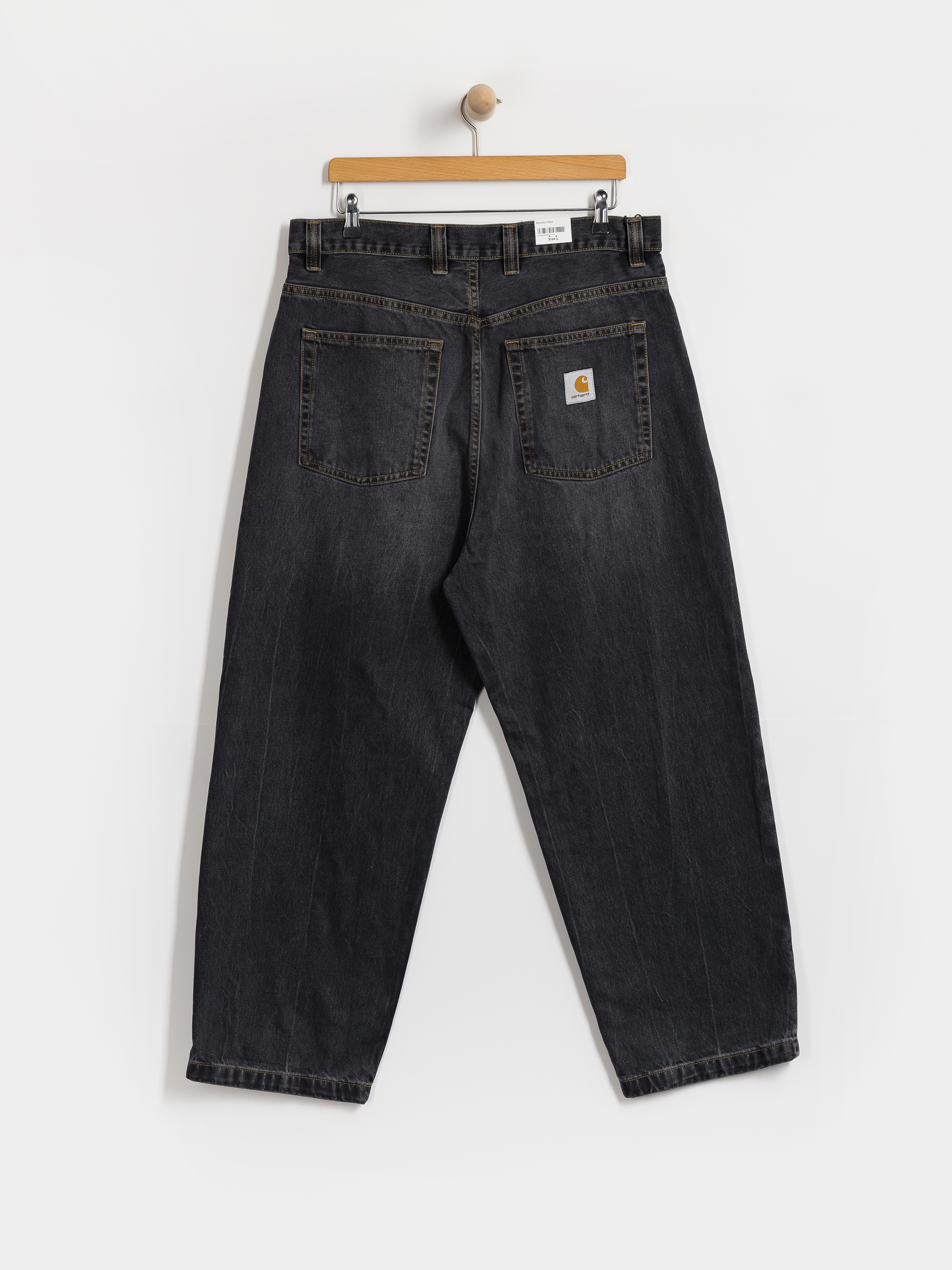 Spodnie Carhartt WIP Brandon (black/marble used wash)