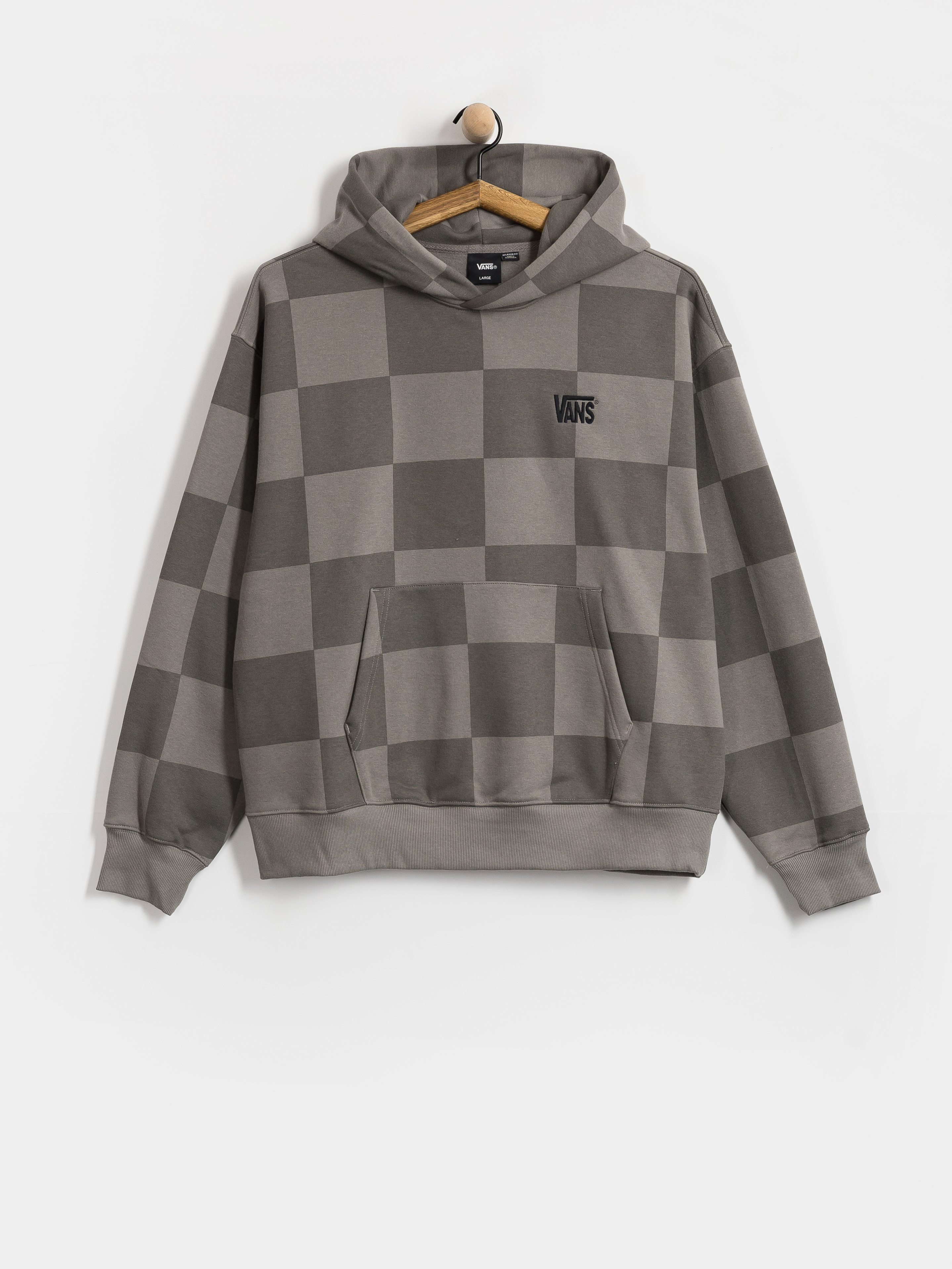 Bluza z kapturem Vans Tonal Check Stretch Logo HD