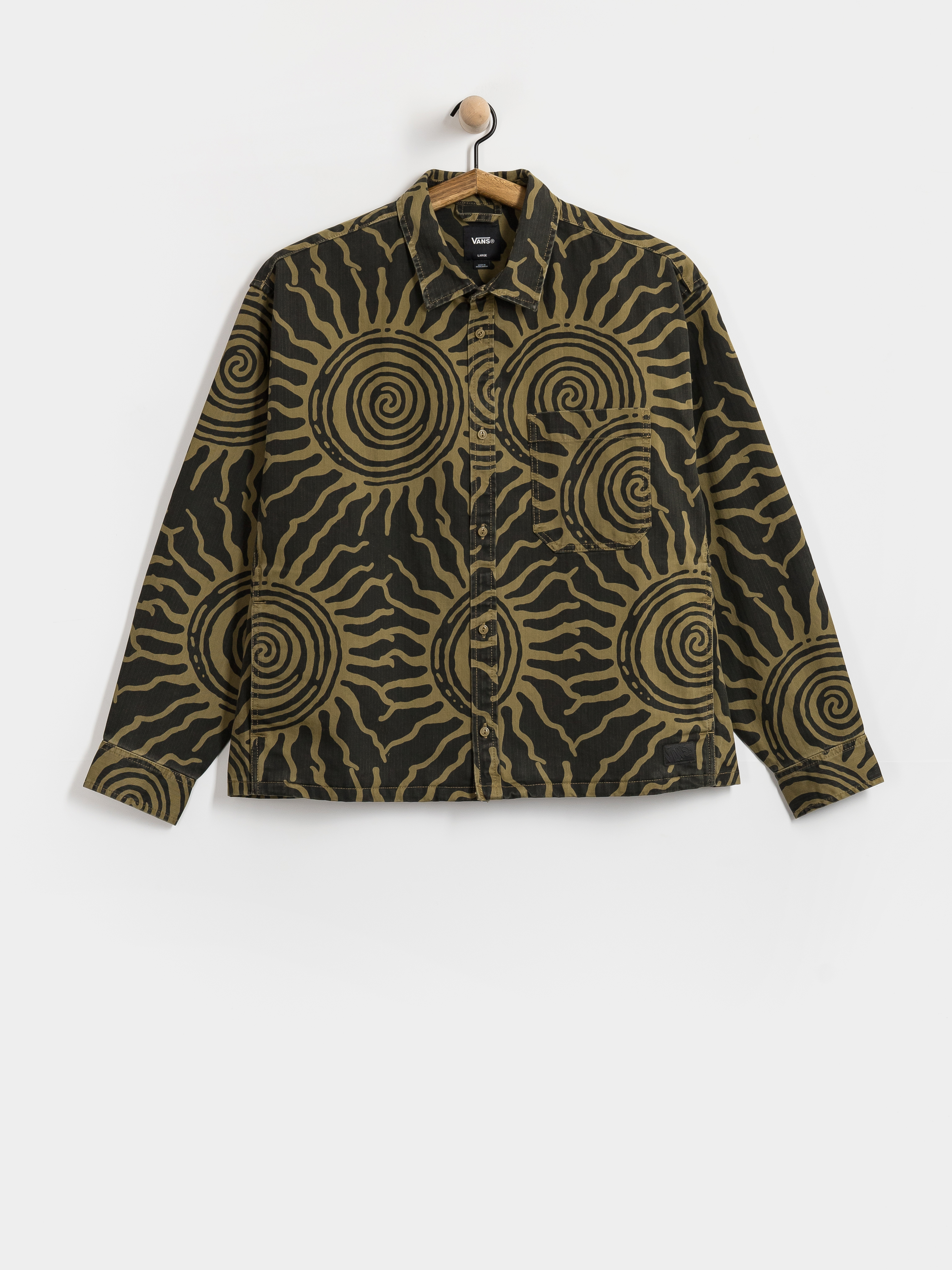 Koszula Vans Martinez Cotton Overshirt (faded black)