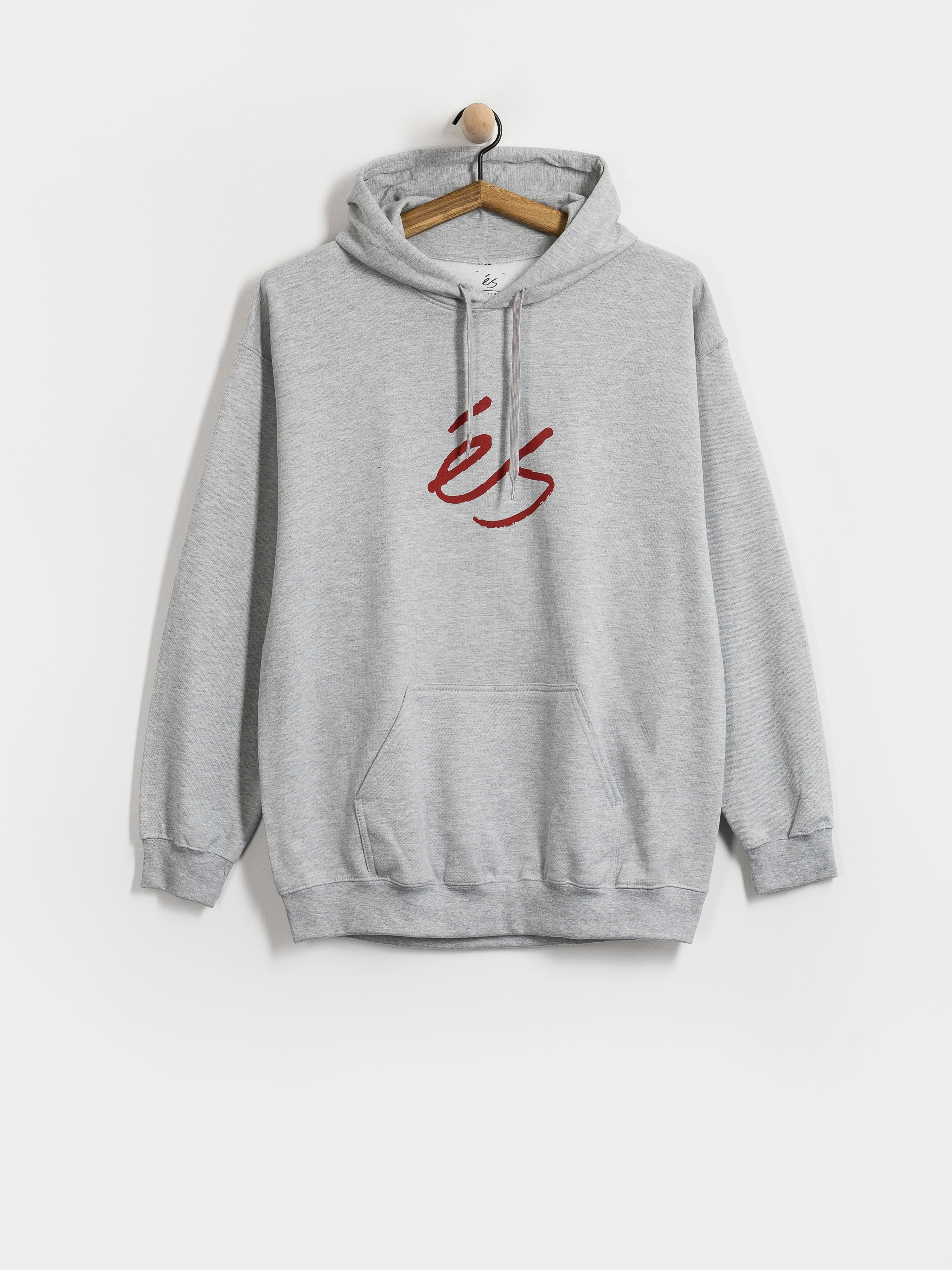 Bluza z kapturem eS Script HD (grey/red)