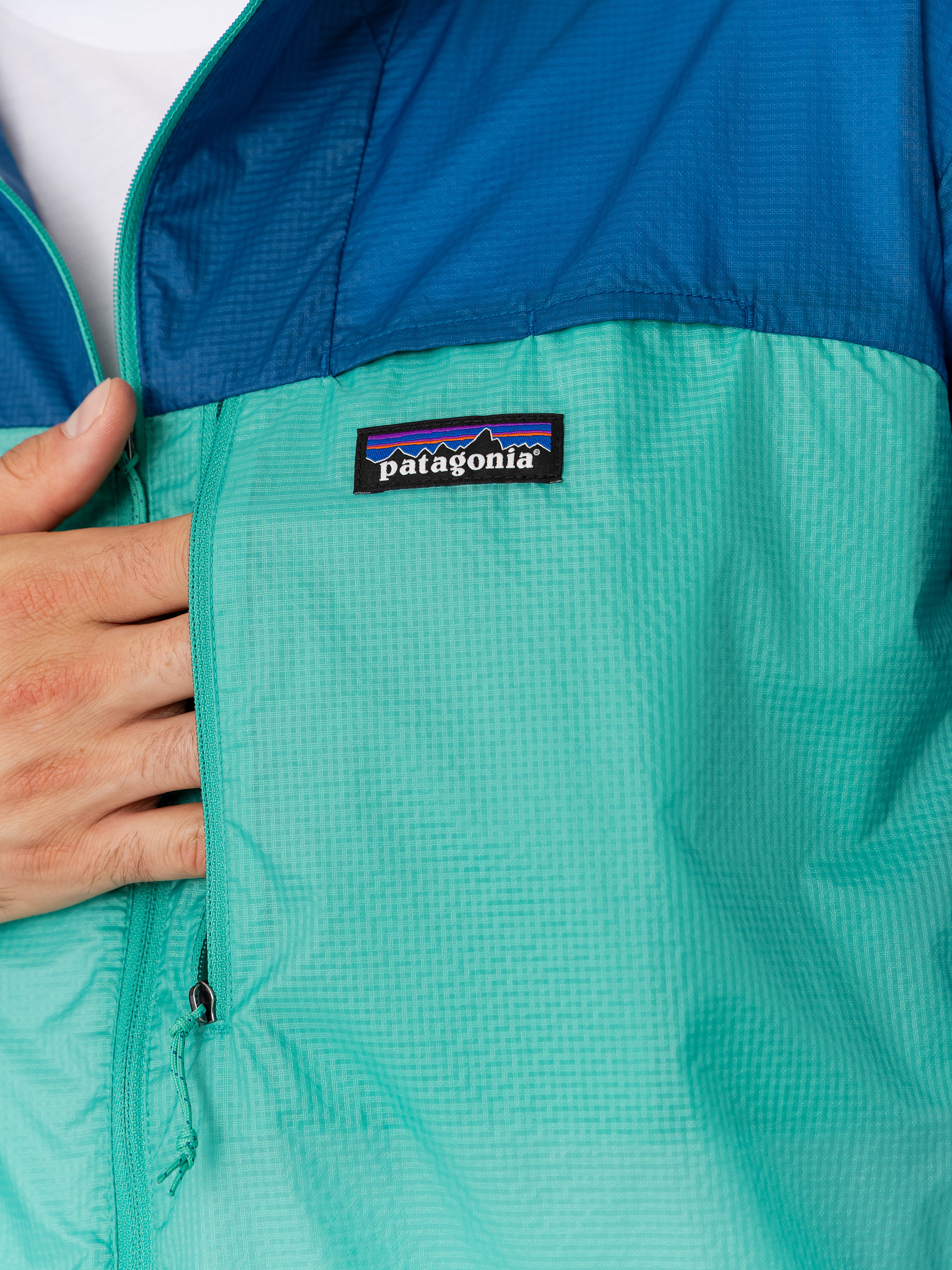 Kurtka Patagonia Houdini Stash 1/2 Zip (aqua stone)