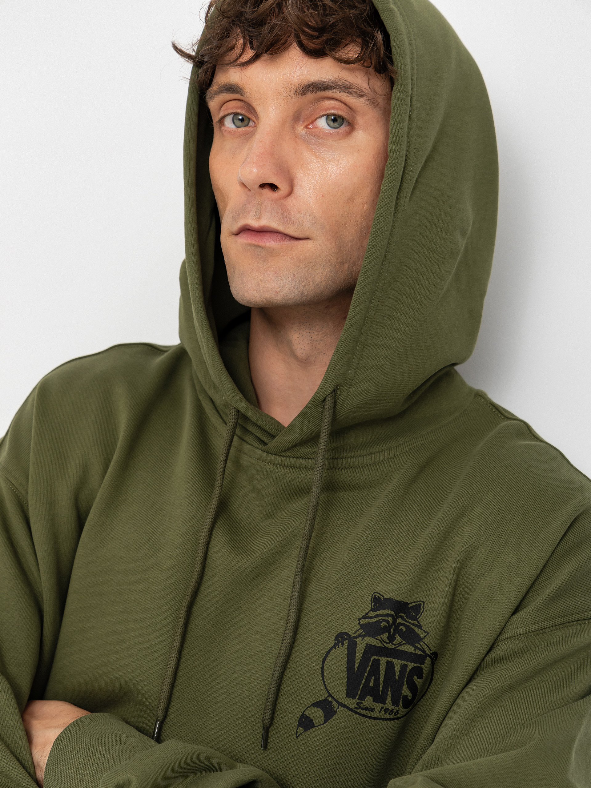Bluza z kapturem Vans Trashy HD (green balsam)