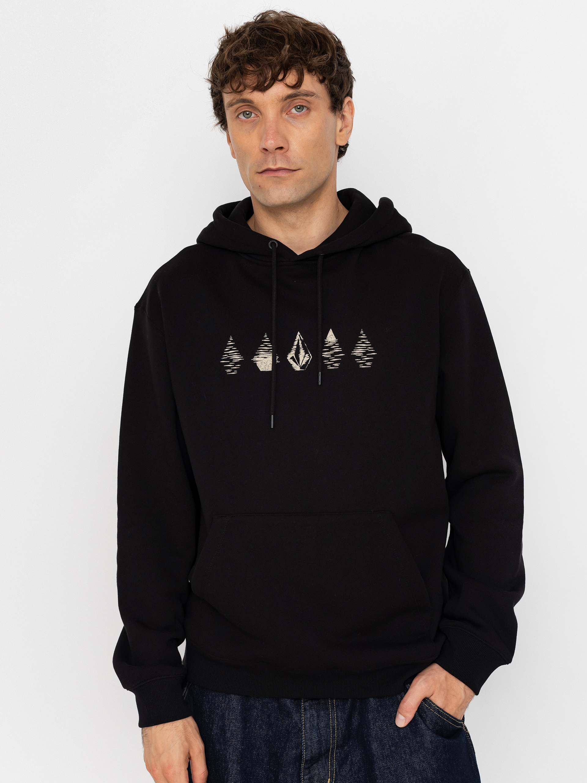 Bluza z kapturem Volcom Watanite HD (black)