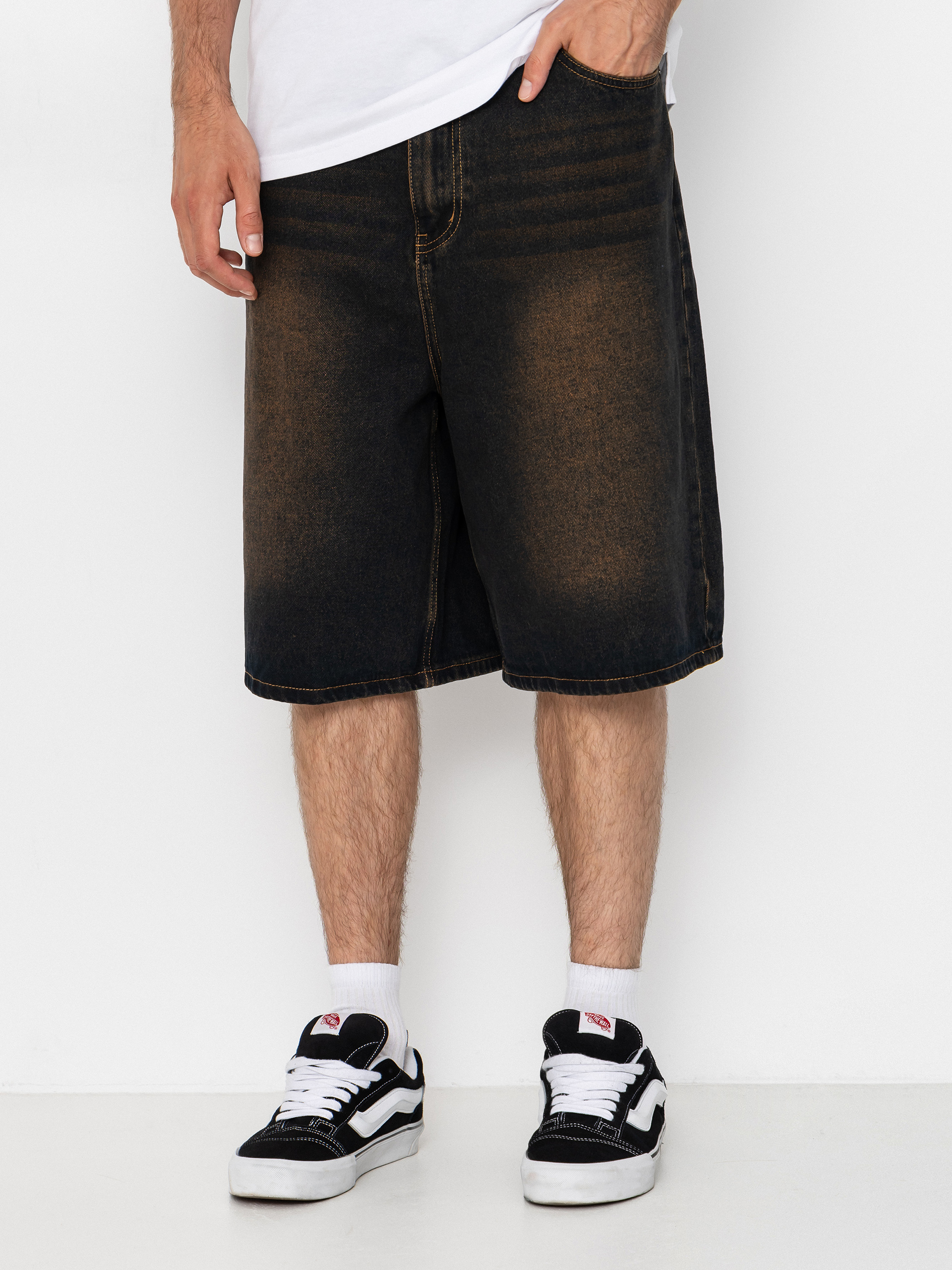 Szorty Wasted Paris Faded Casper (faded brown)