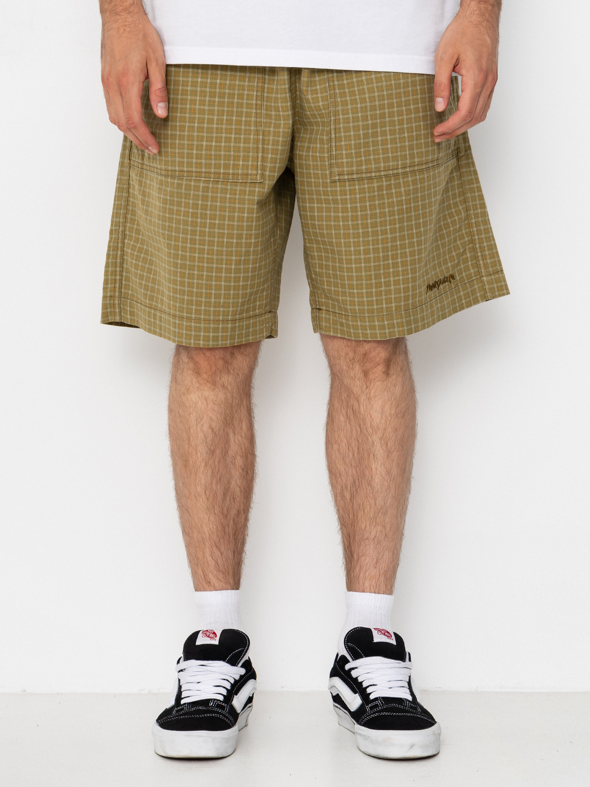 Szorty Polar Skate Hike Cotton (olive check)
