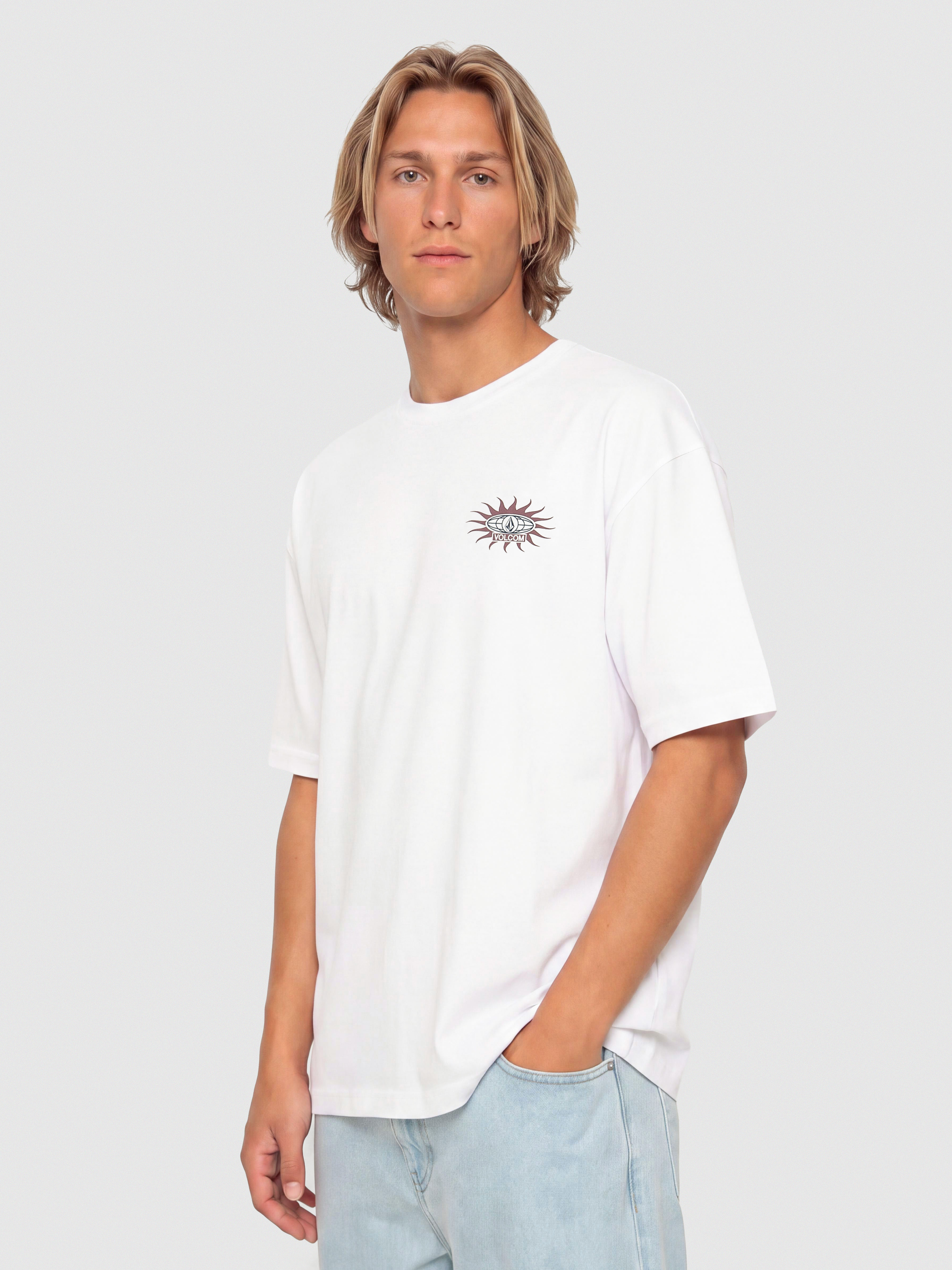 T-shirt Volcom Sunlog Bsc (white)