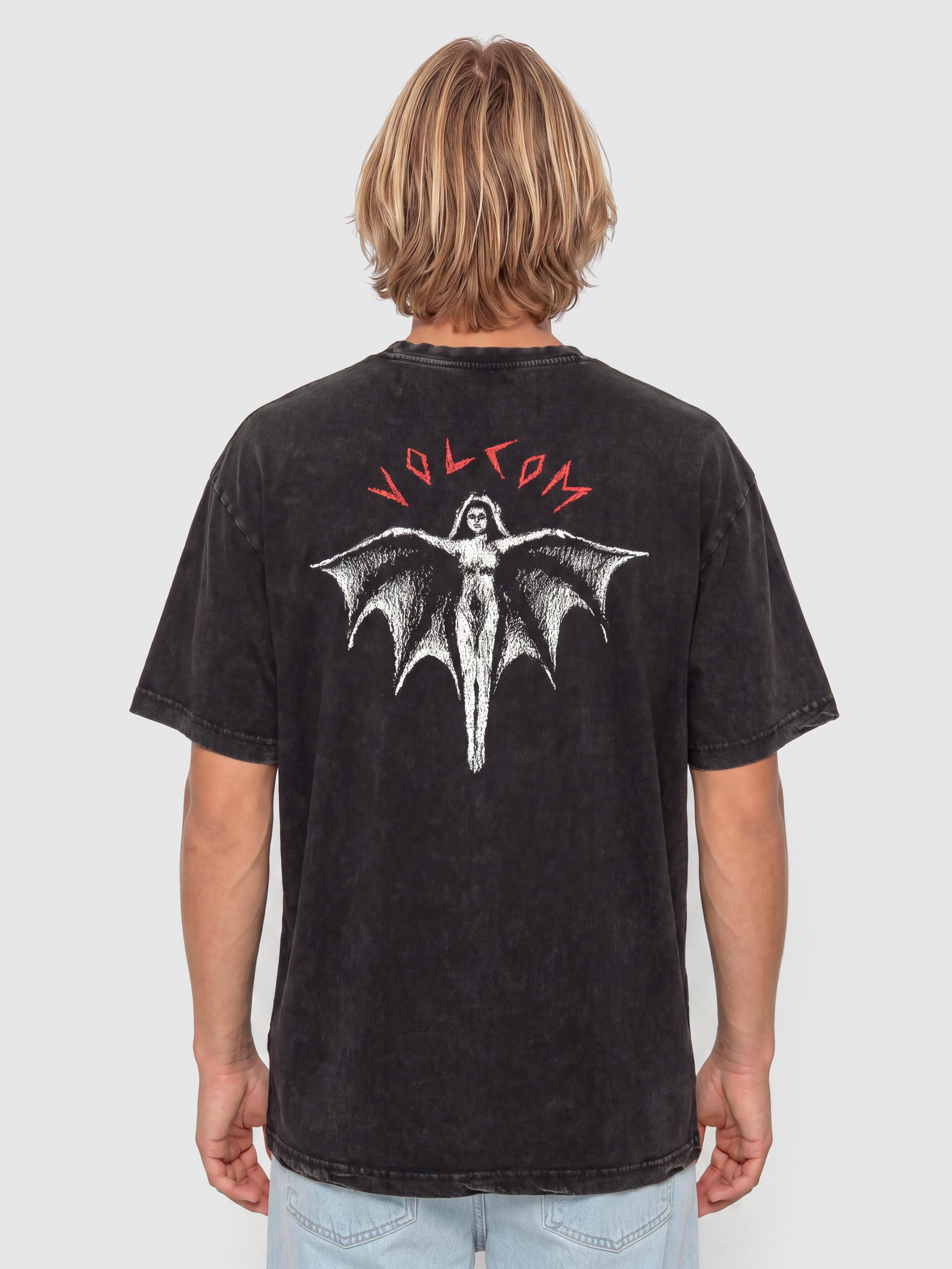 T-shirt Volcom Wrong Angel Lse (light acid black)