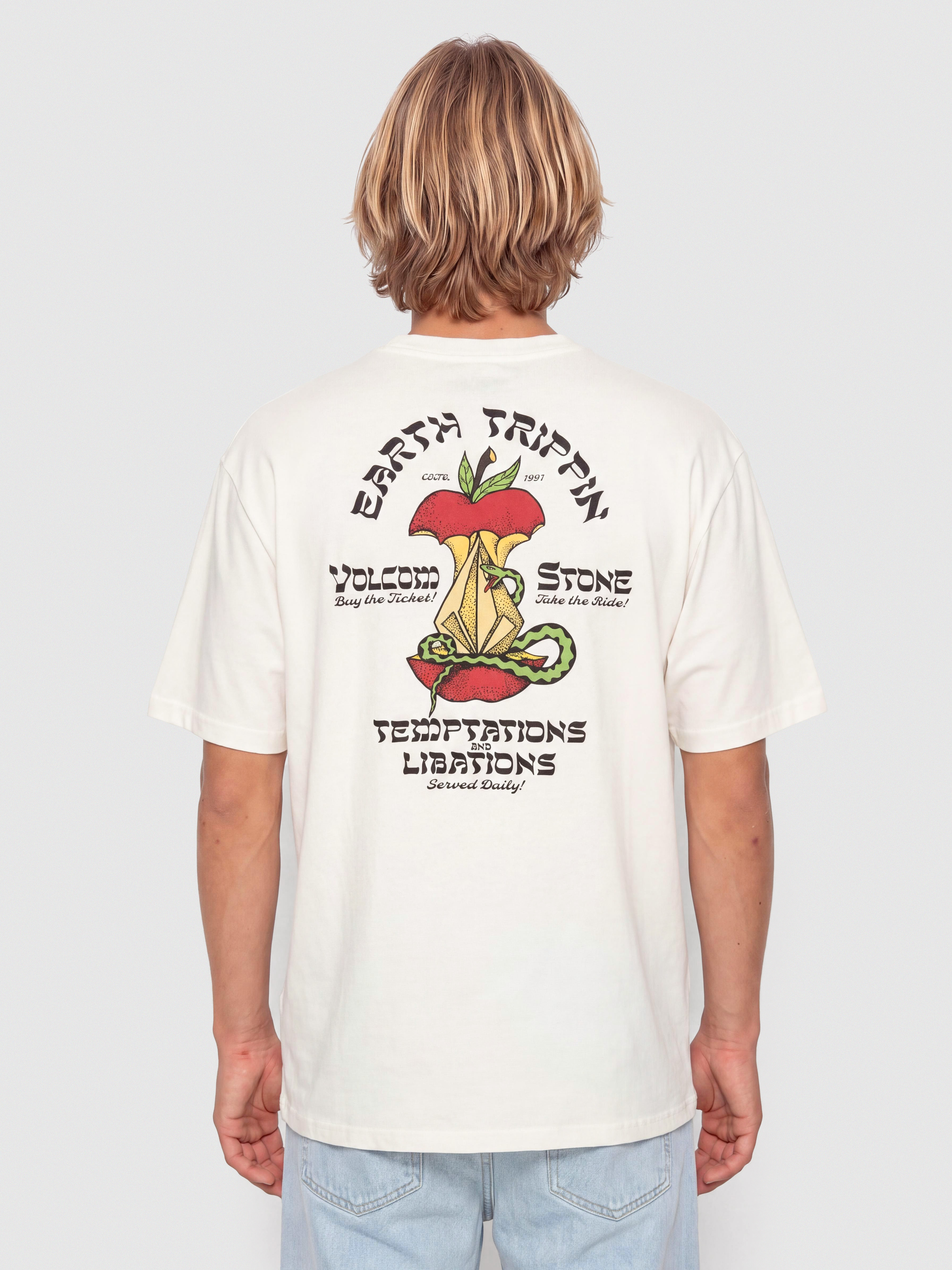 T-shirt Volcom Temptations (off white)