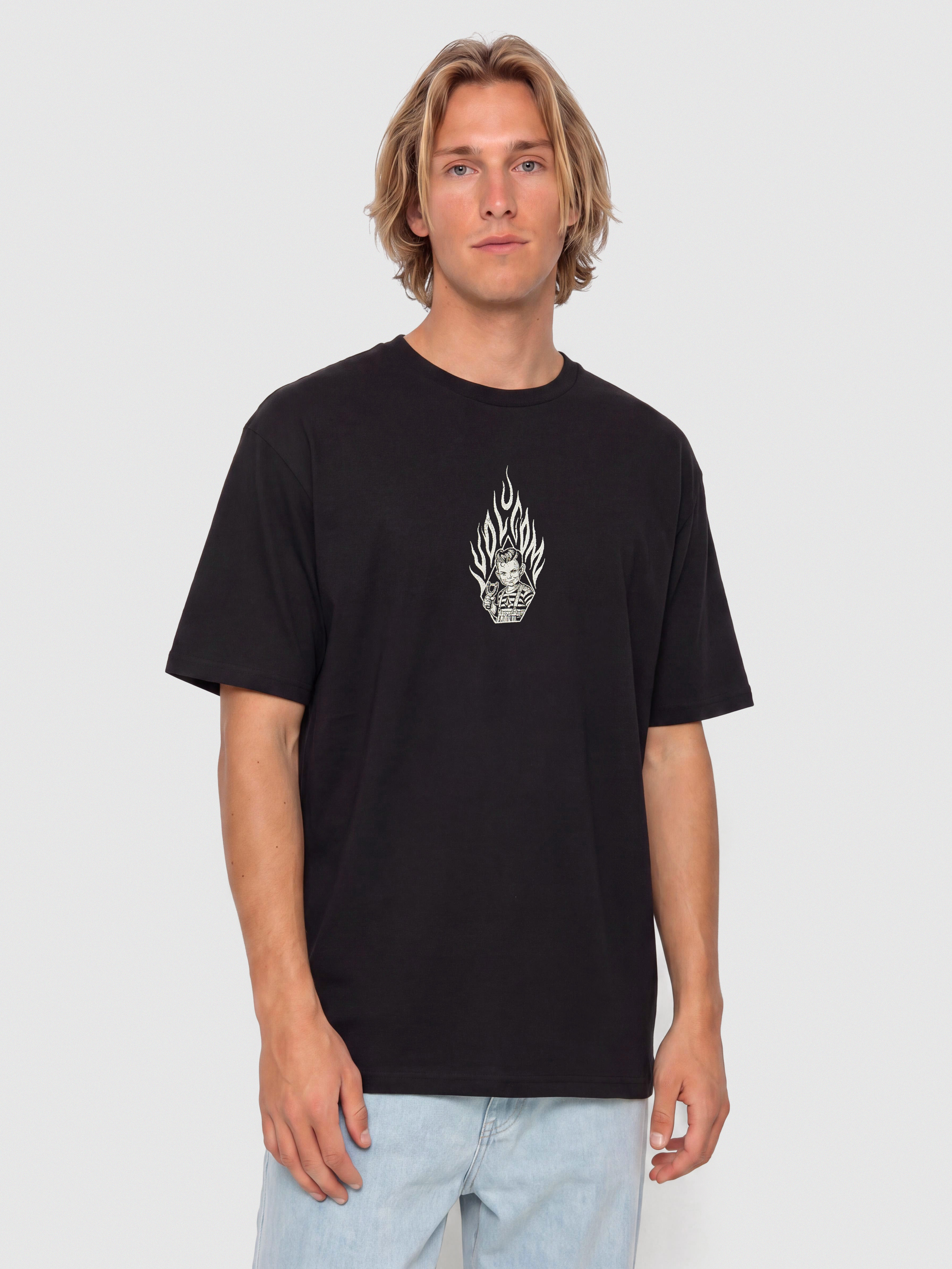 T-shirt Volcom Firecar (black)