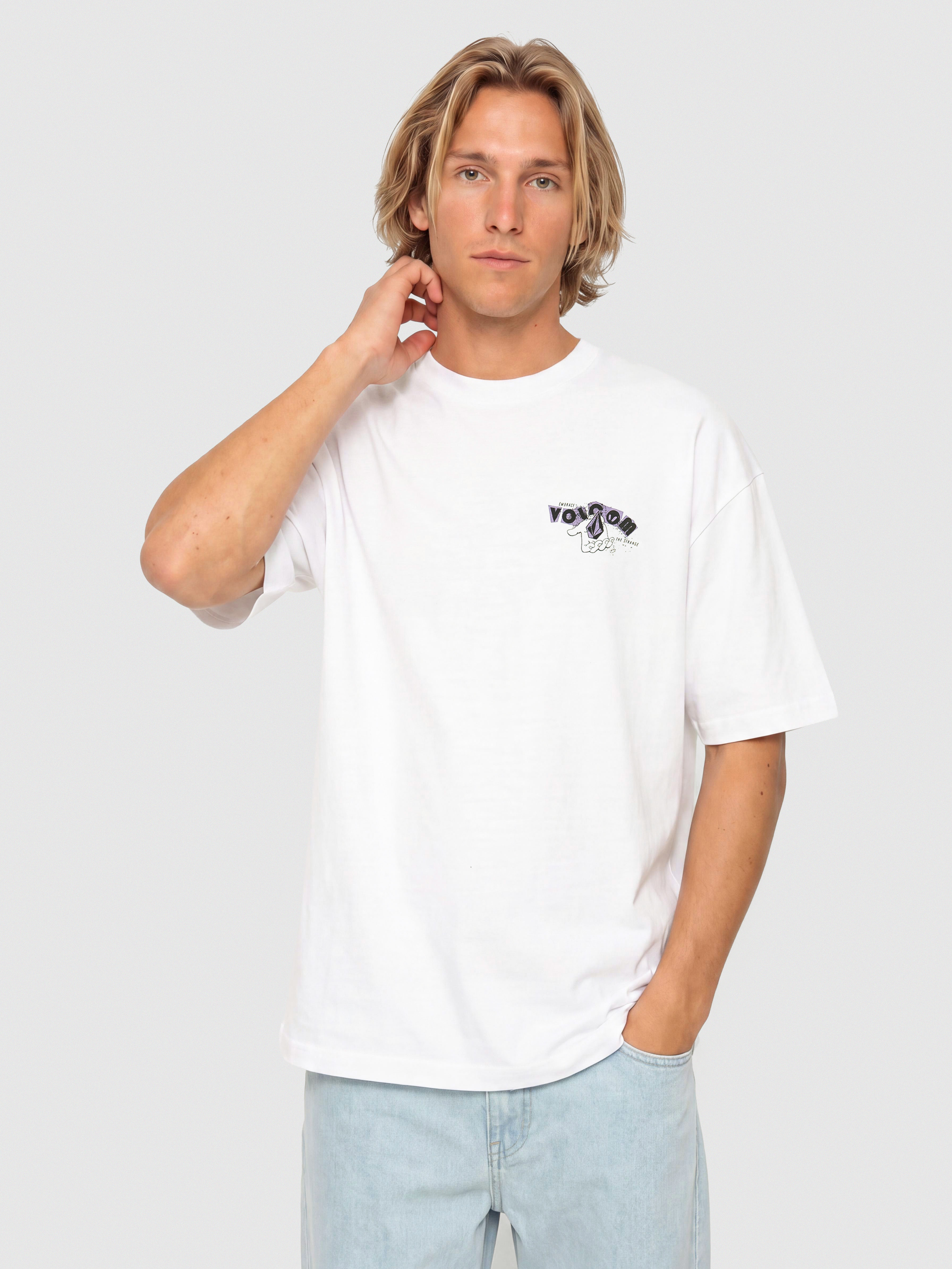 T-shirt Volcom Stony Ball Bsc (white)