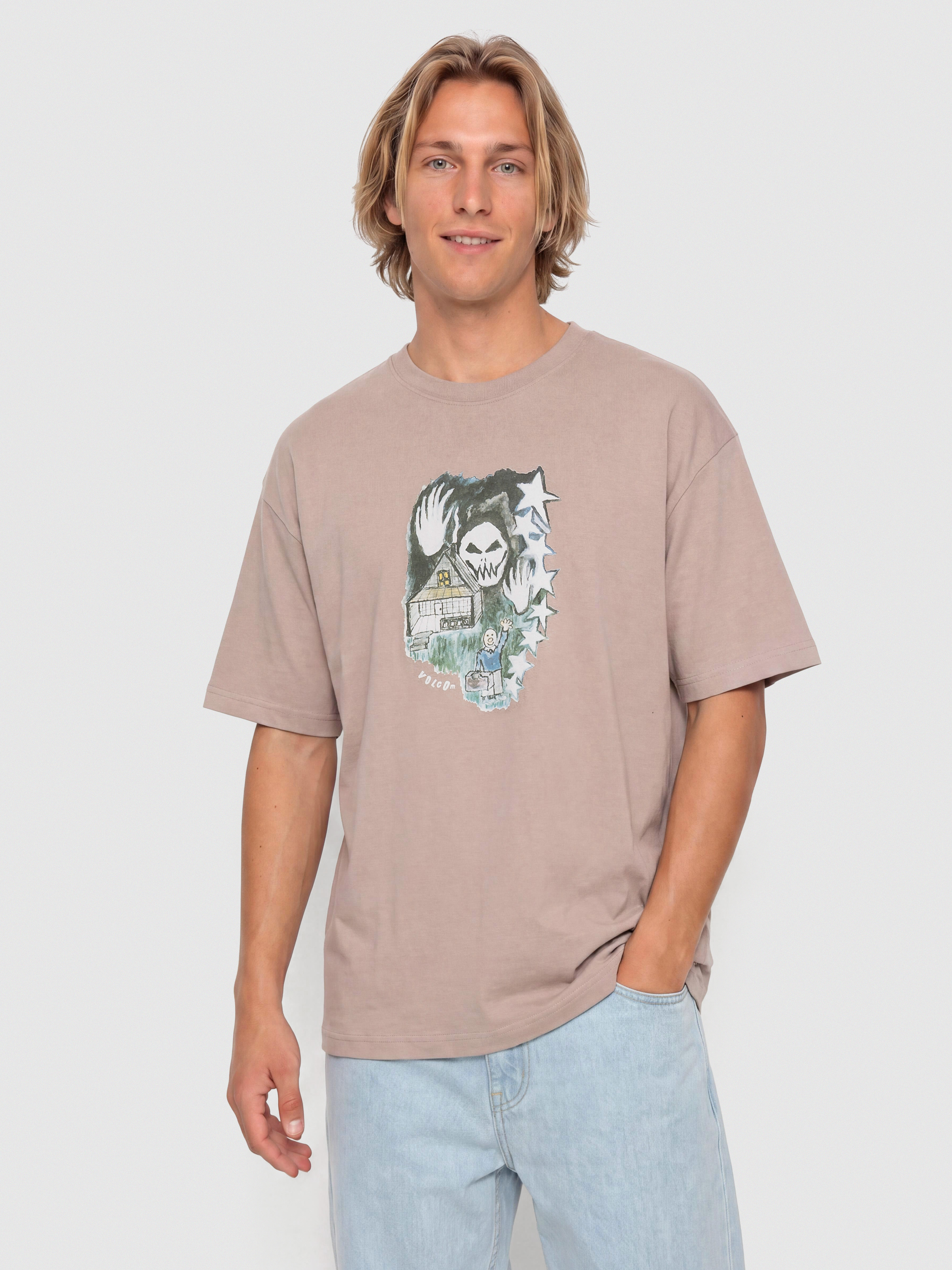 T-shirt Volcom Fa Issam Auptel Lse (bark brown)