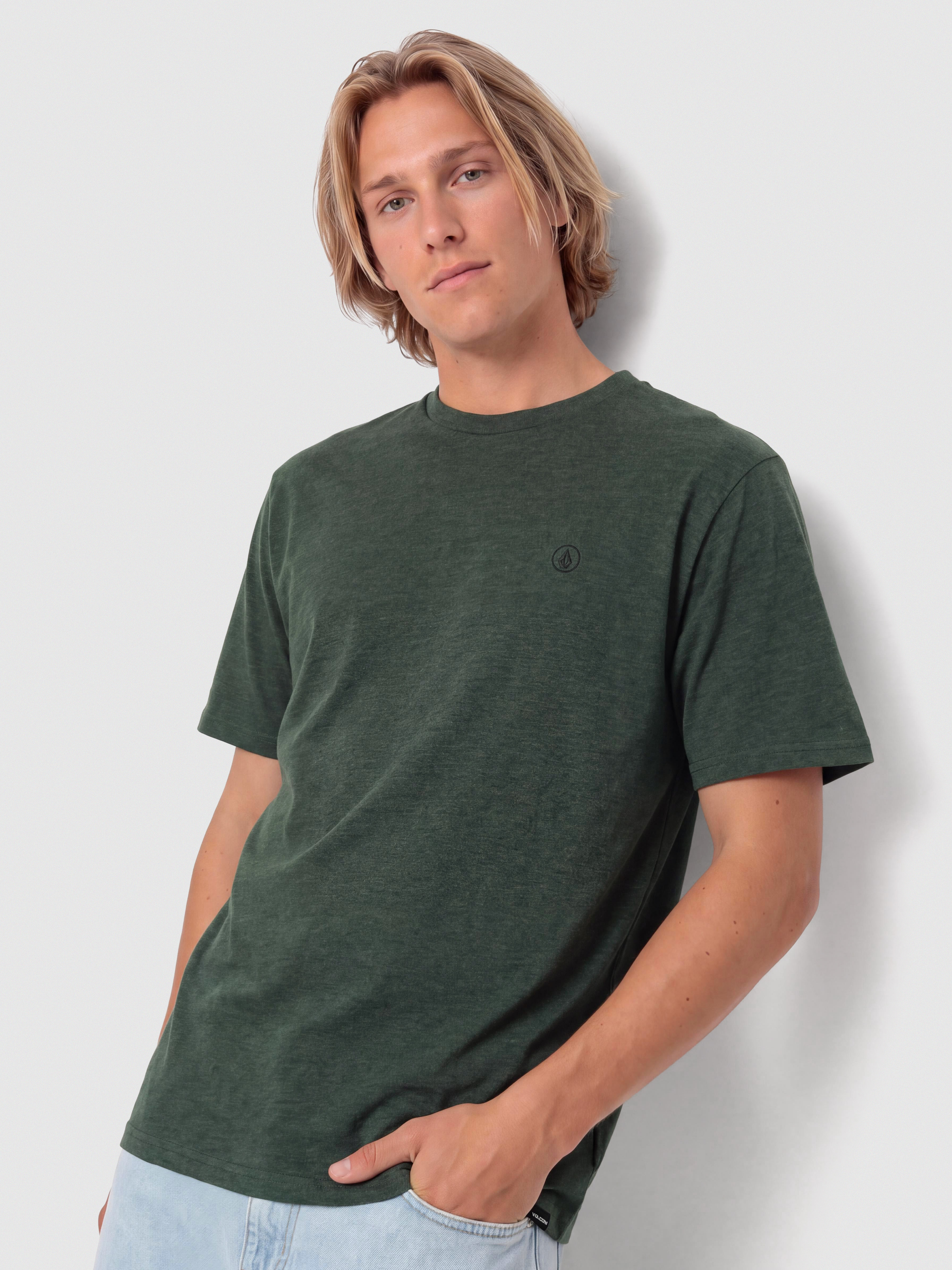 T-shirt Volcom Circle Blanks Hth (scarab)
