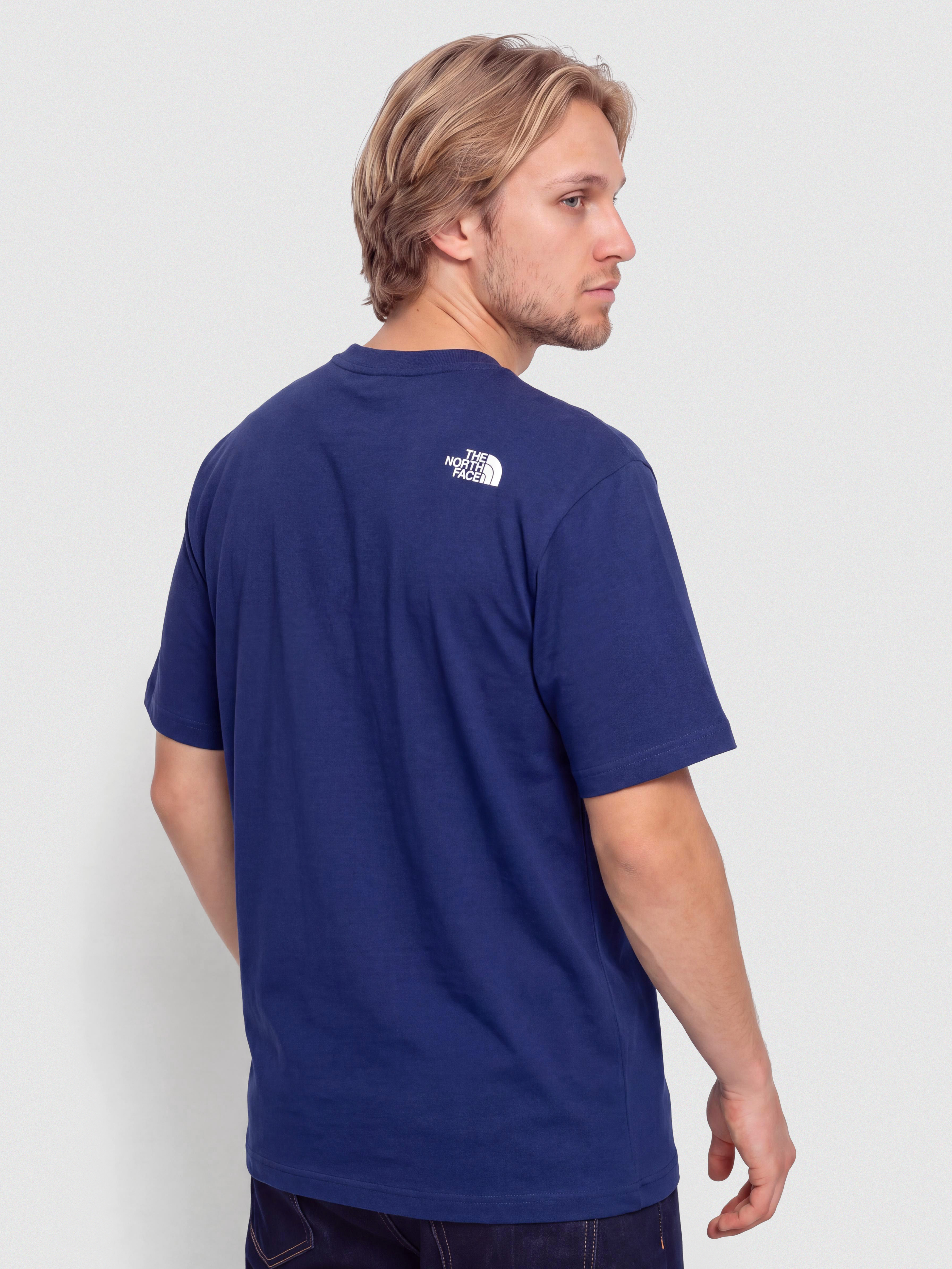 T-shirt The North Face Explorer Badges Relaxed (bold blue)