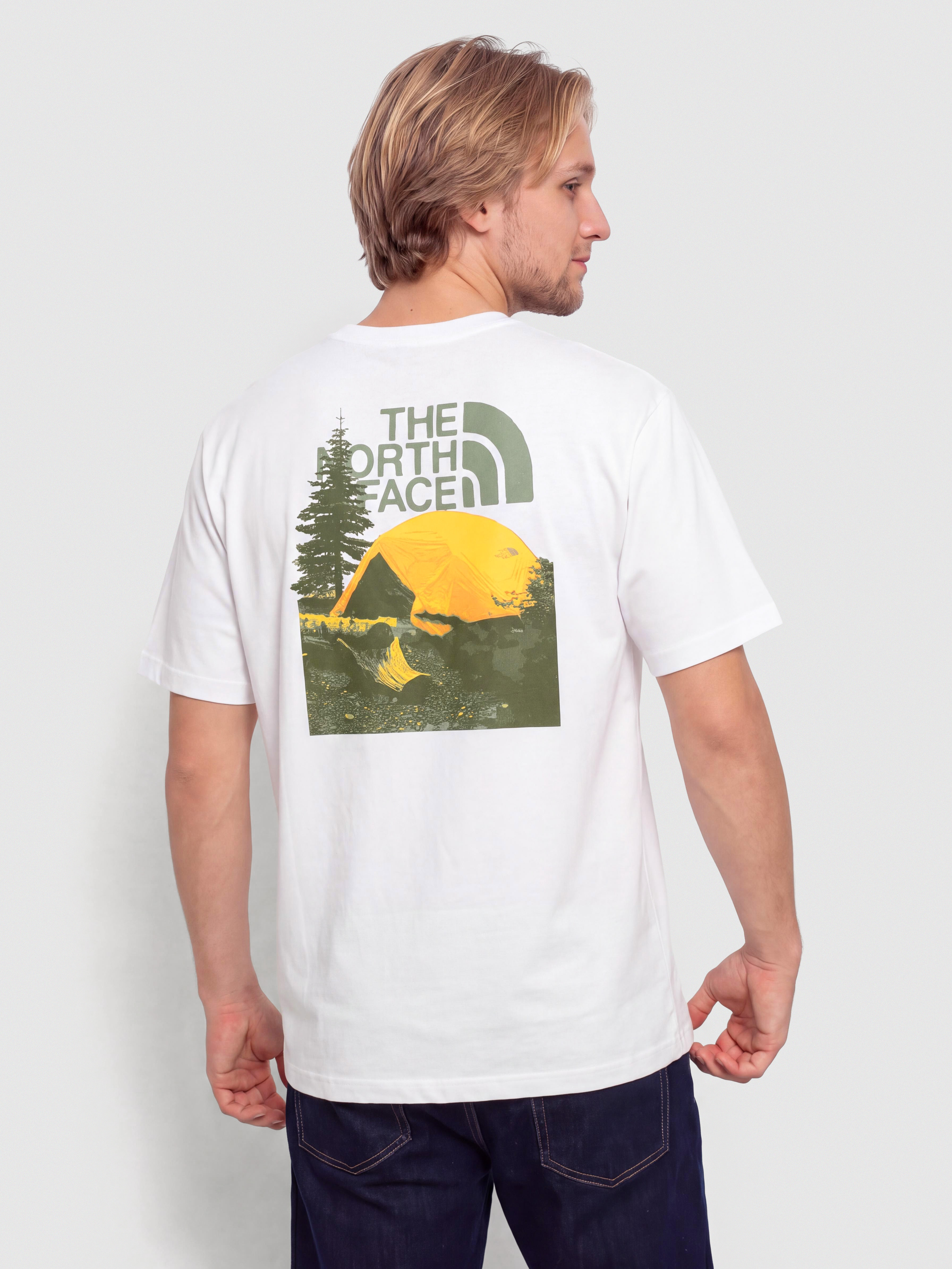 T-shirt The North Face Pitch A Tent Relaxed (tnf white)