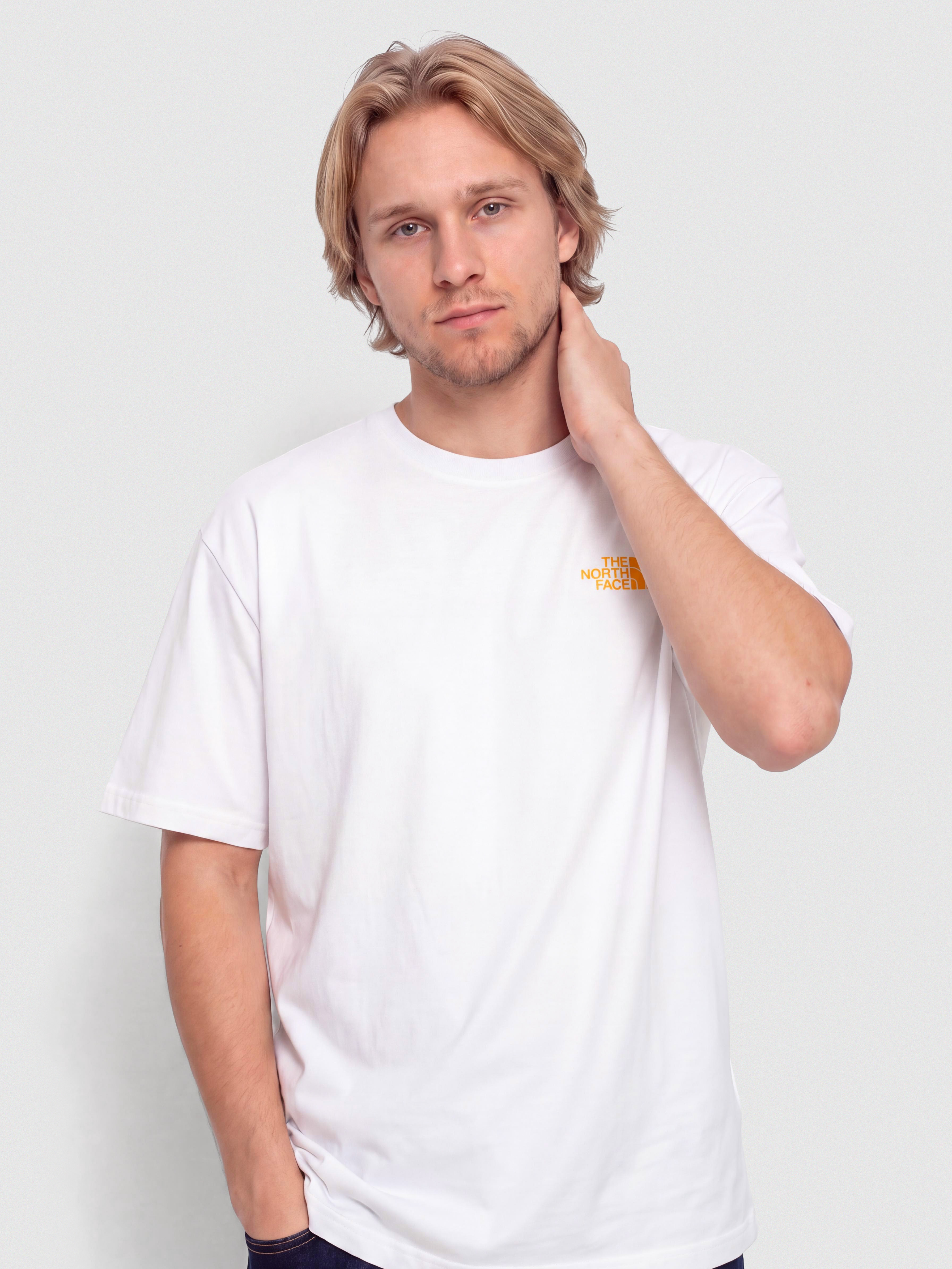 T-shirt The North Face Pitch A Tent Relaxed (tnf white)