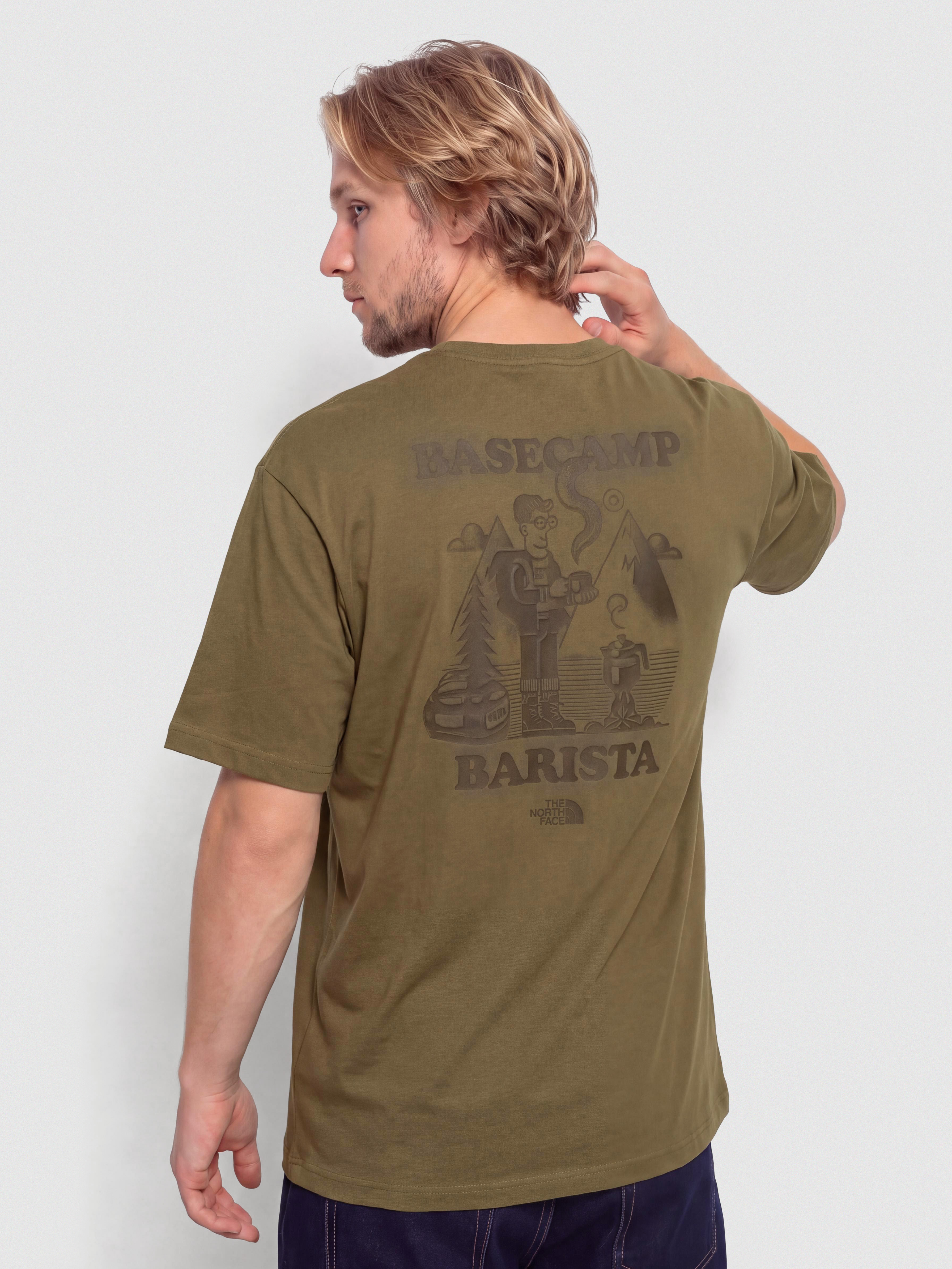 T-shirt The North Face Basecamp Barista Relaxed (caraway seed)