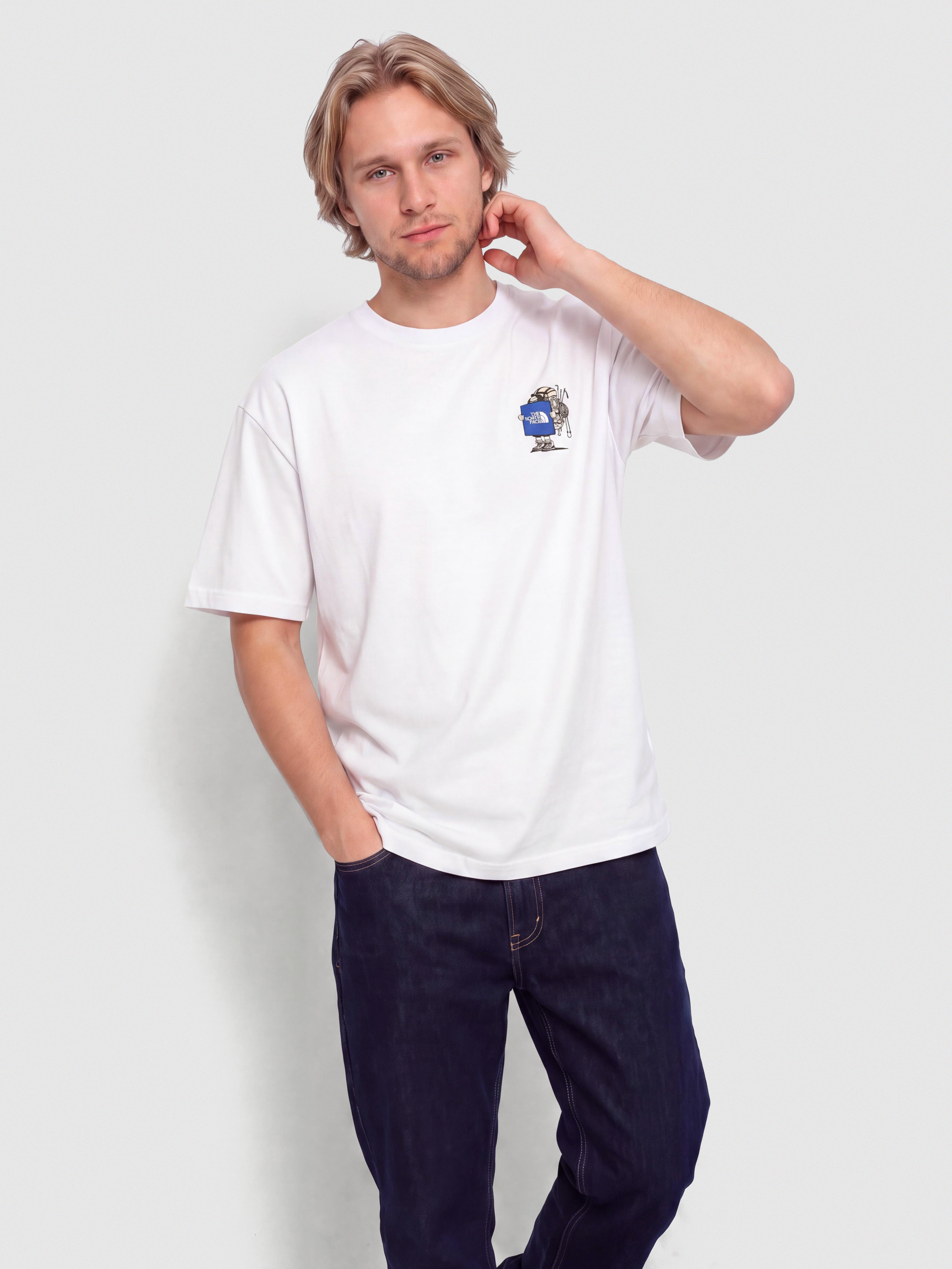 T-shirt The North Face Gear Up Get Out Relaxed (tnf white)