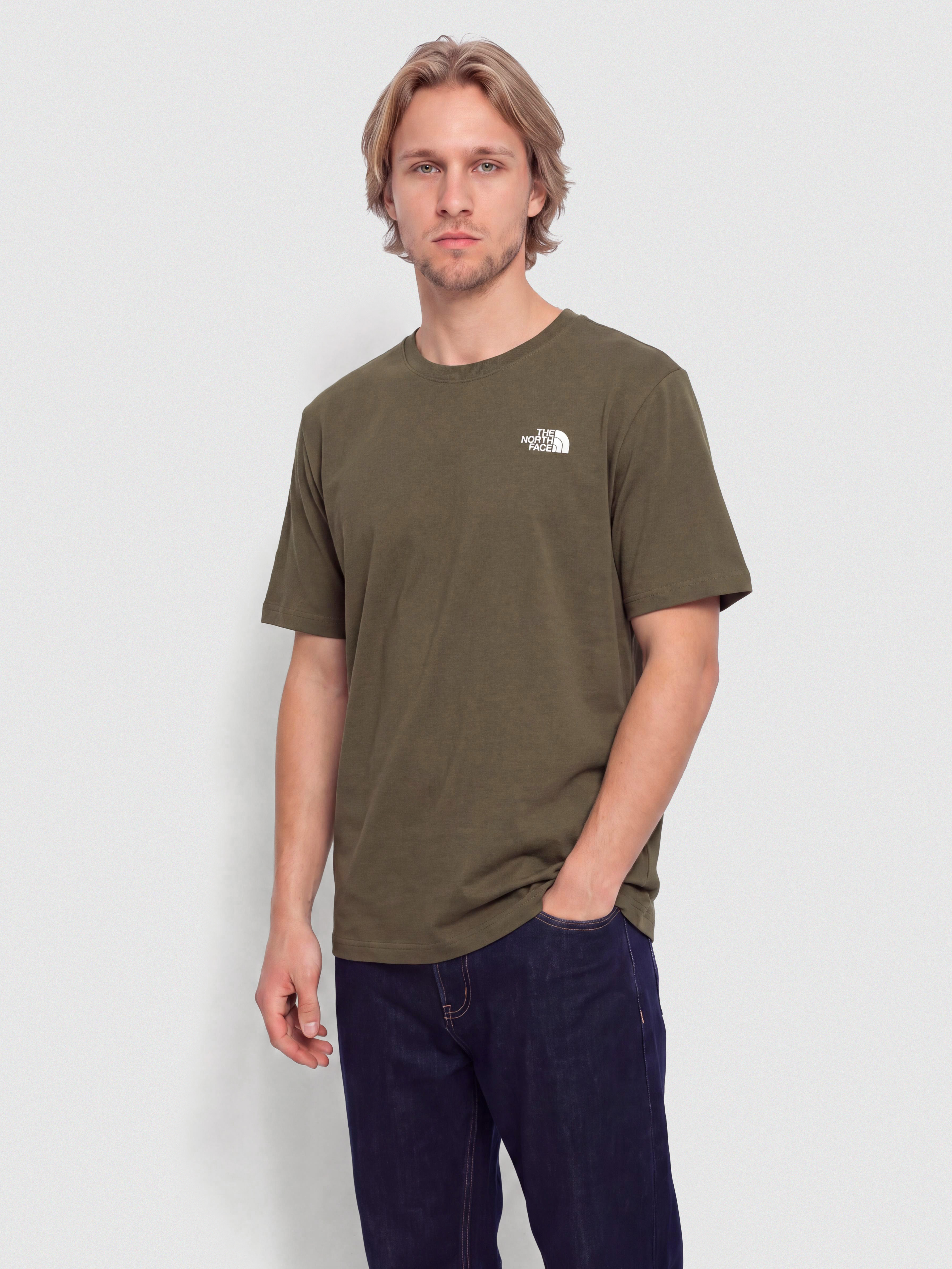 T-shirt The North Face Box Nse Celebration (new taupe green)