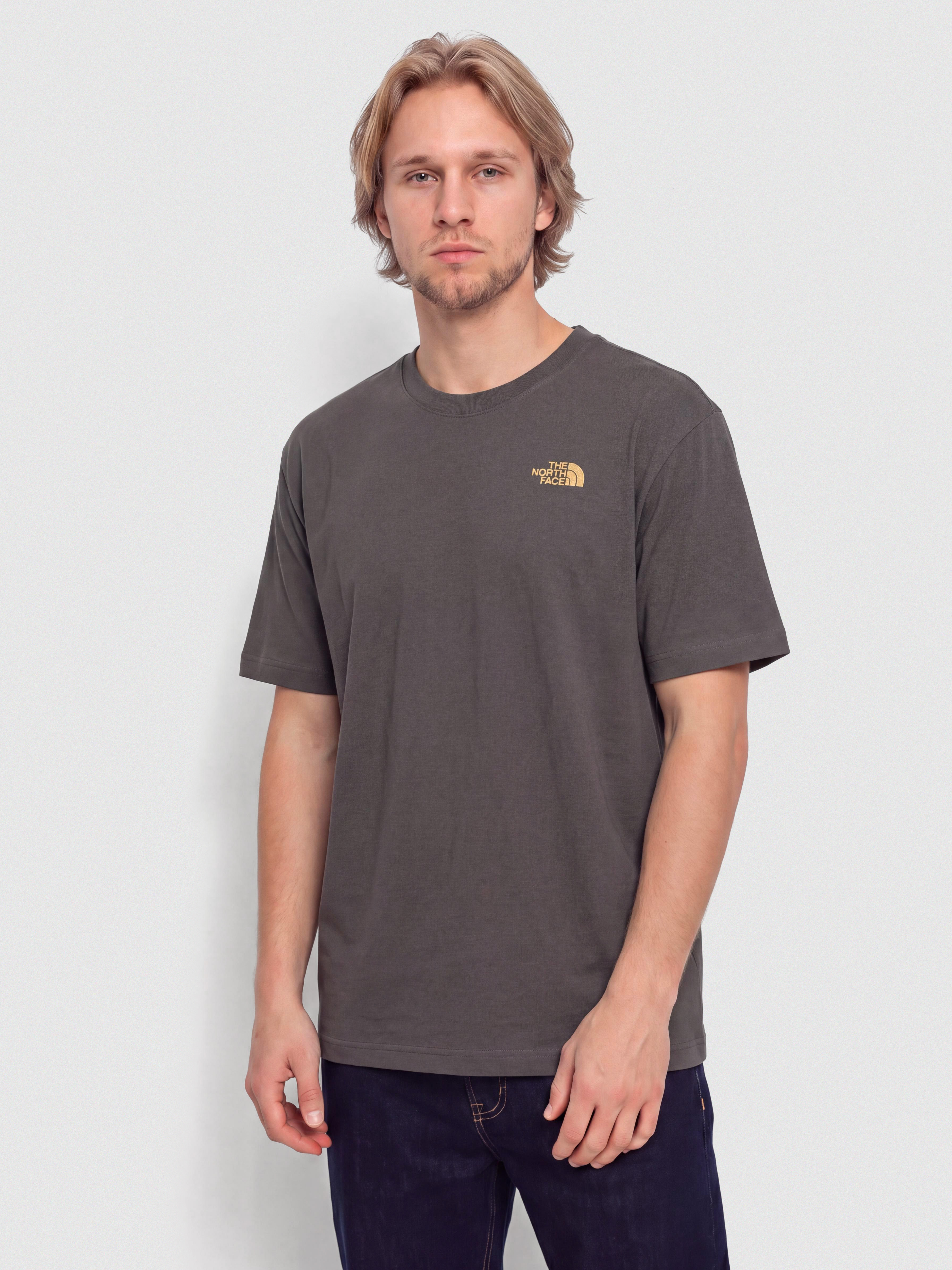 T-shirt The North Face Stone Logo Relaxed (anthracite grey)